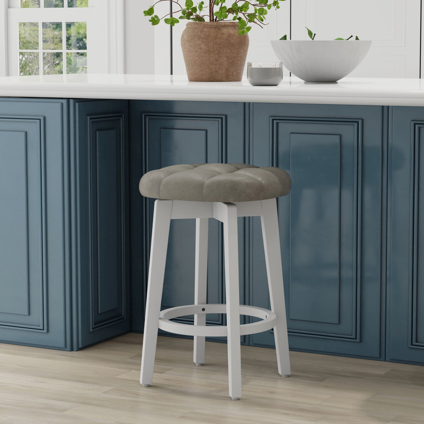 Odette Wood Stool