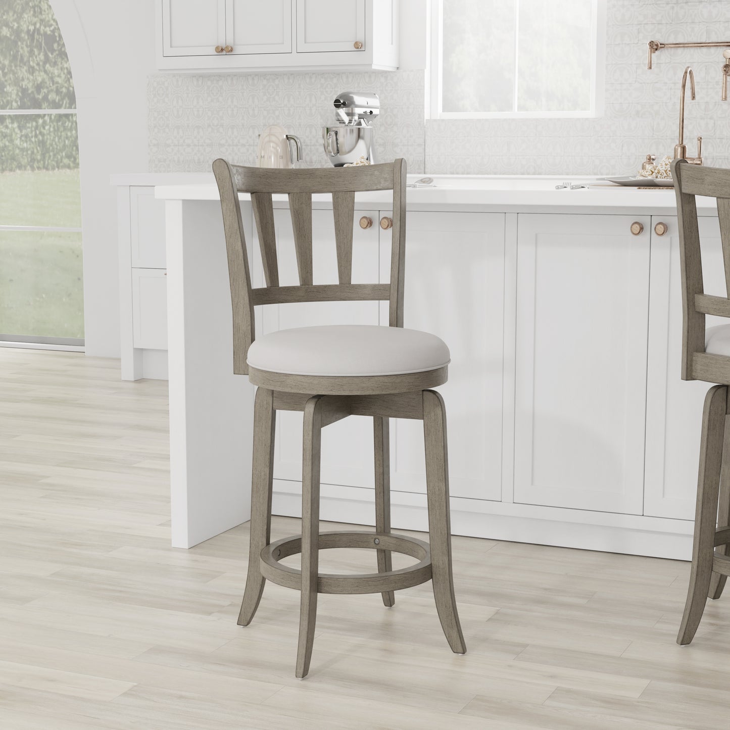 Petersburg Wood Stool