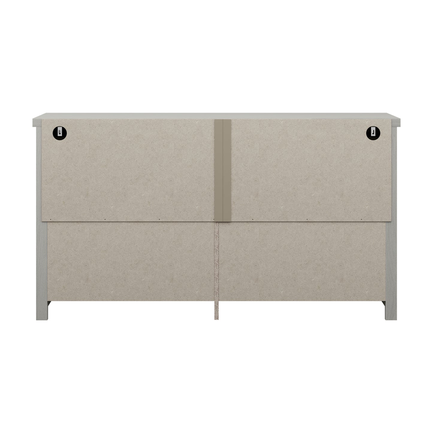 Harmony Wood 6 Drawer Dresser