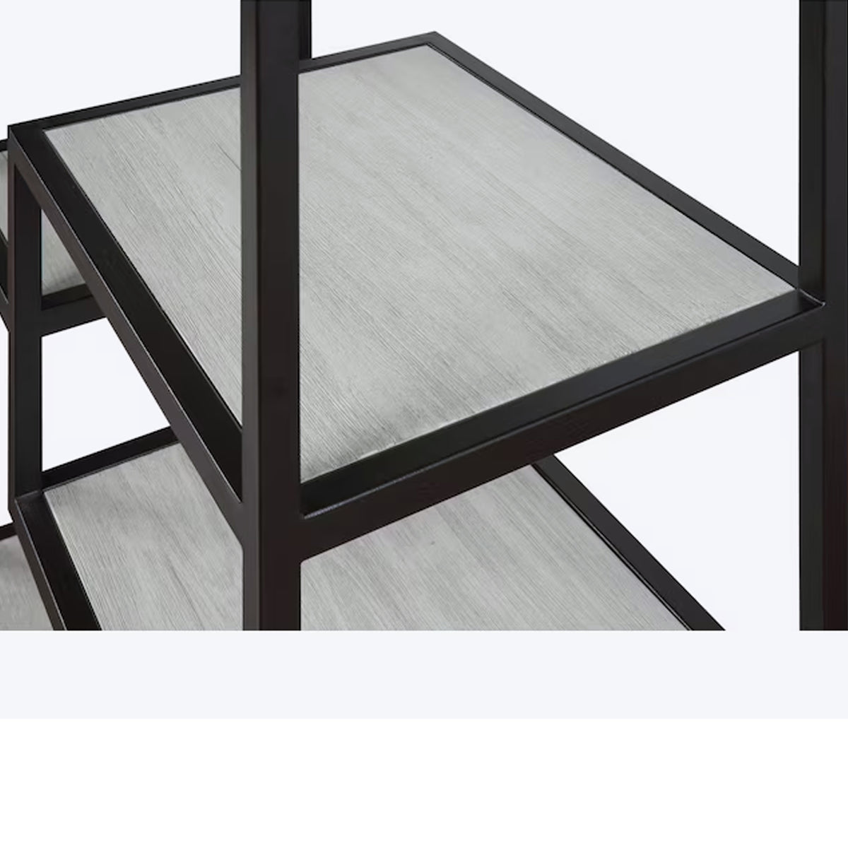 Haze Metal and Wood Etagere