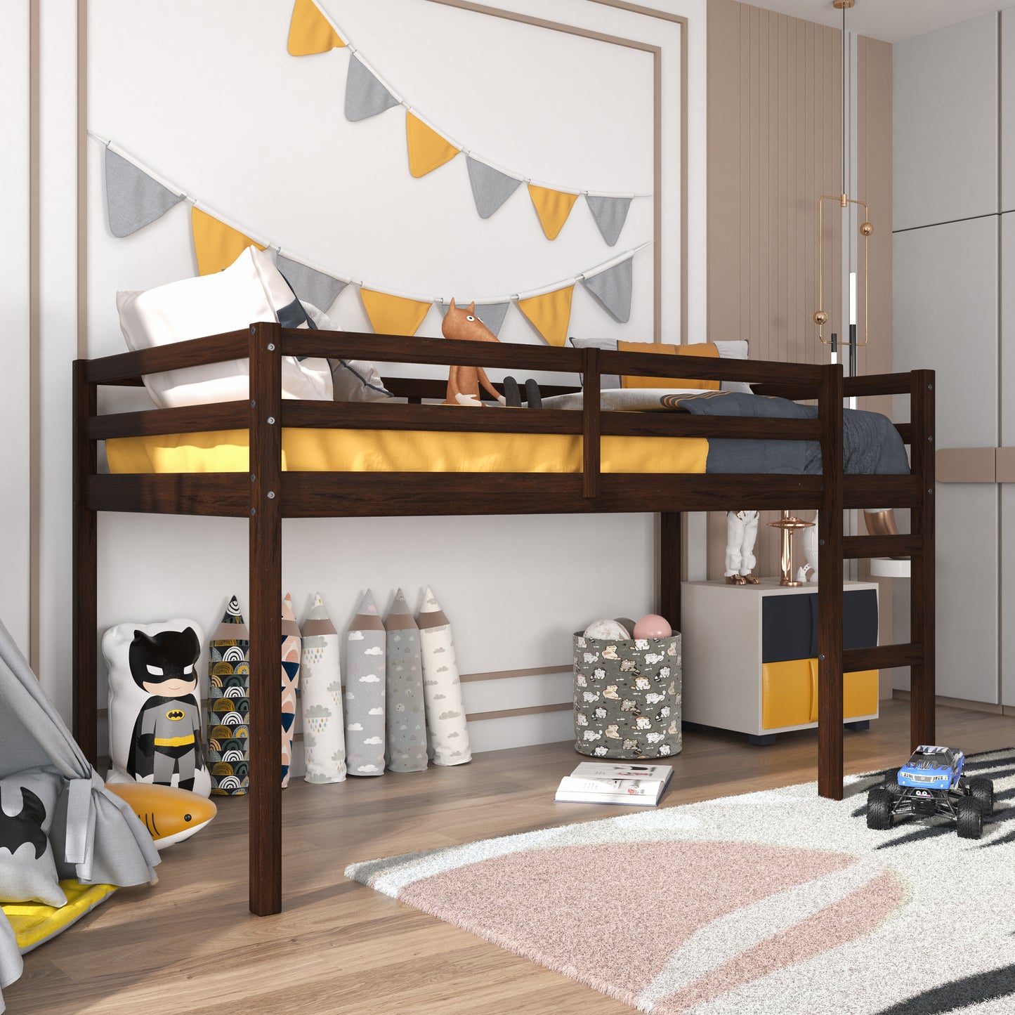 Campbell Wood Junior Loft Bed
