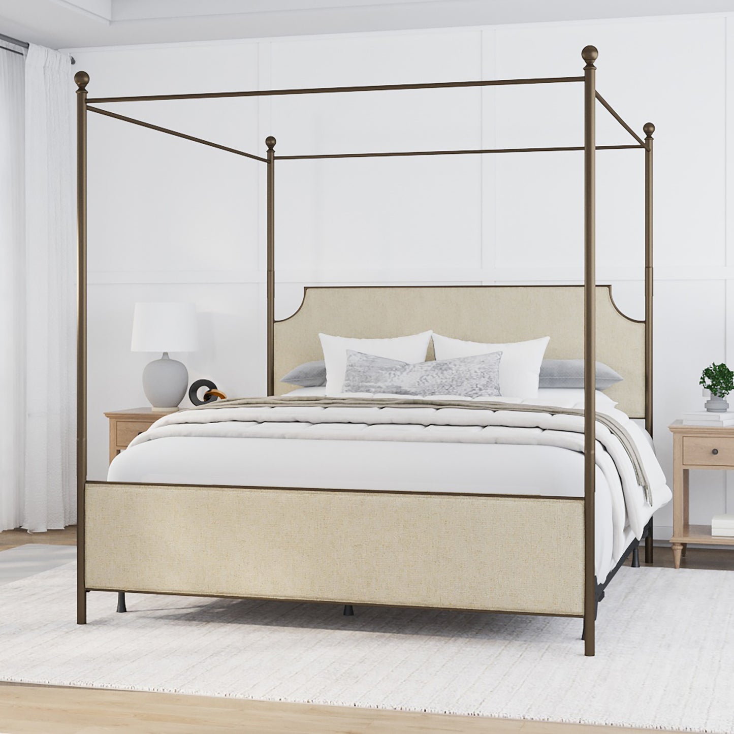 McArthur Metal Canopy Bed