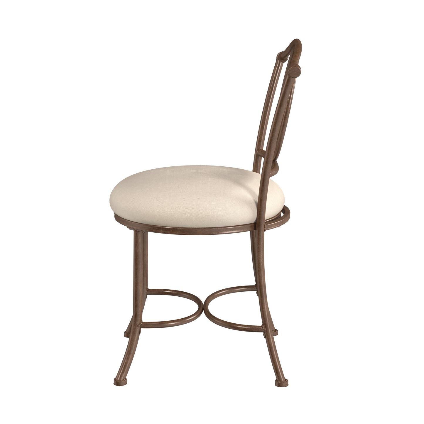 Emerson Metal Vanity Stool