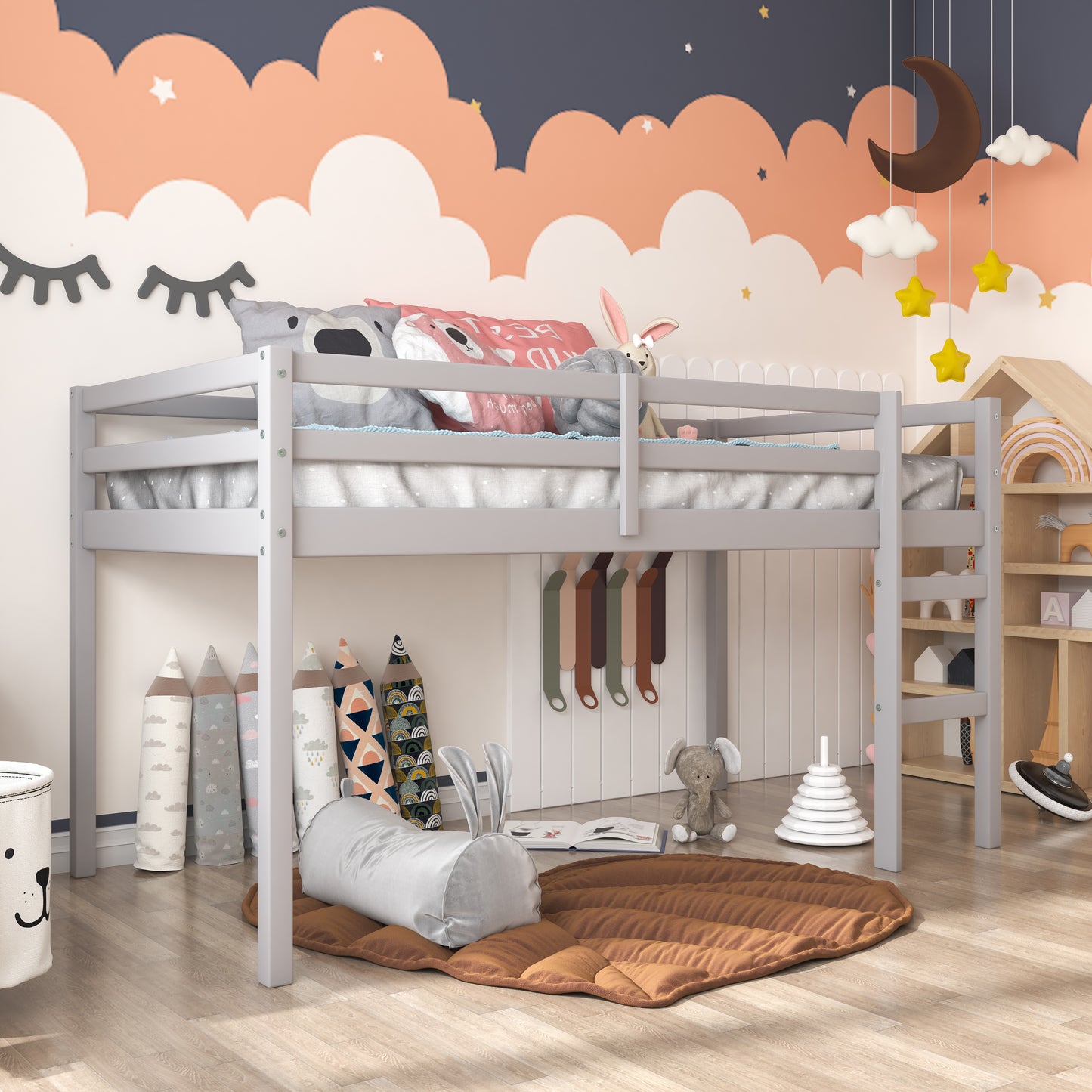 Campbell Wood Junior Loft Bed