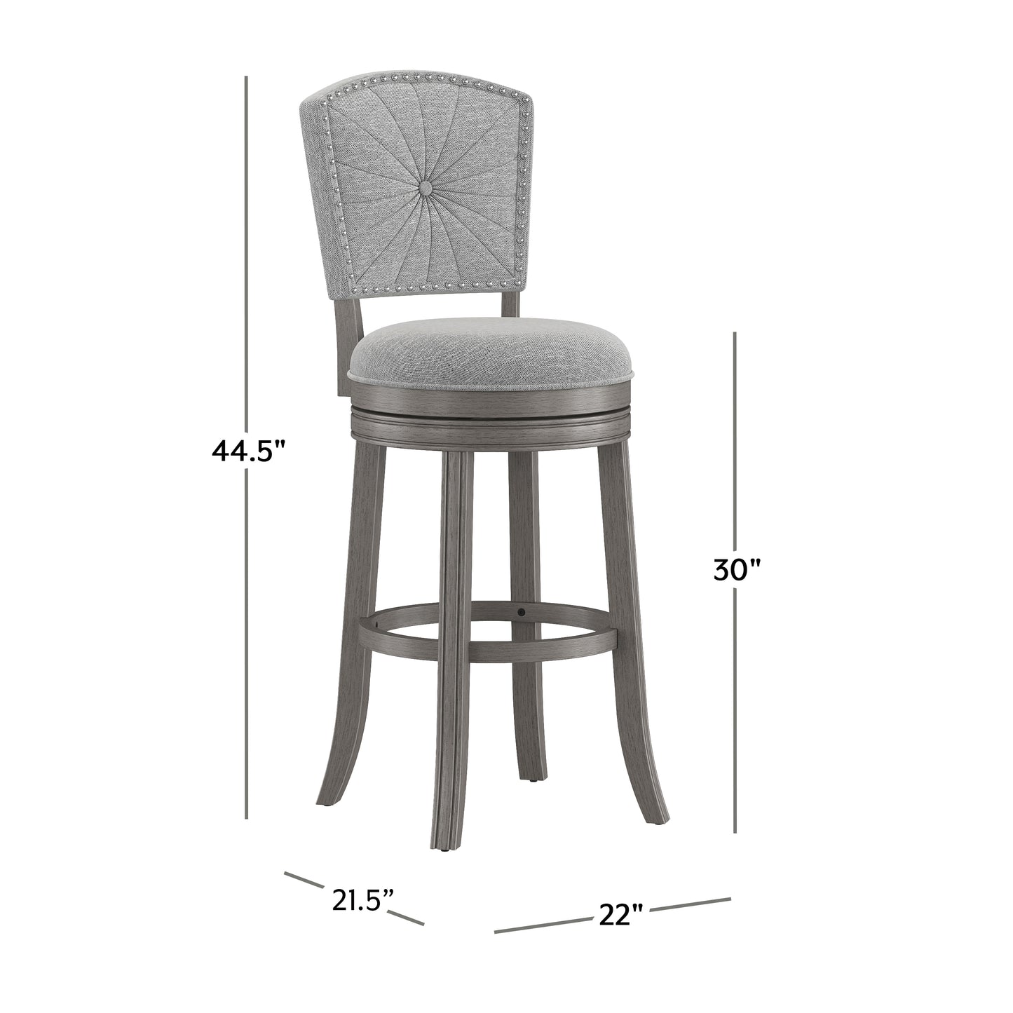 Santa Clara II Wood Stool