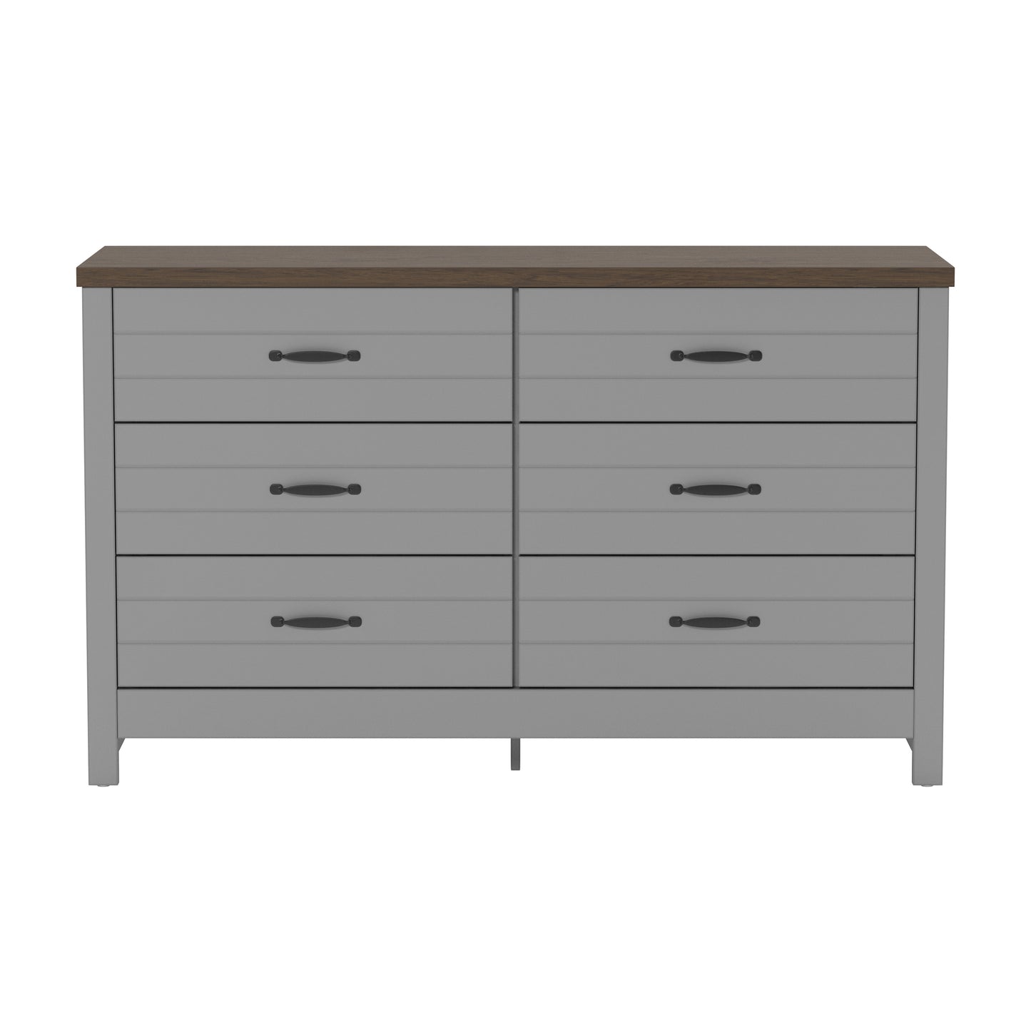 Lancaster Wood 6 Drawer Dresser