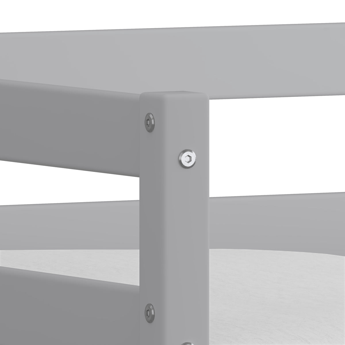Caspian Wood Daybed, Gray