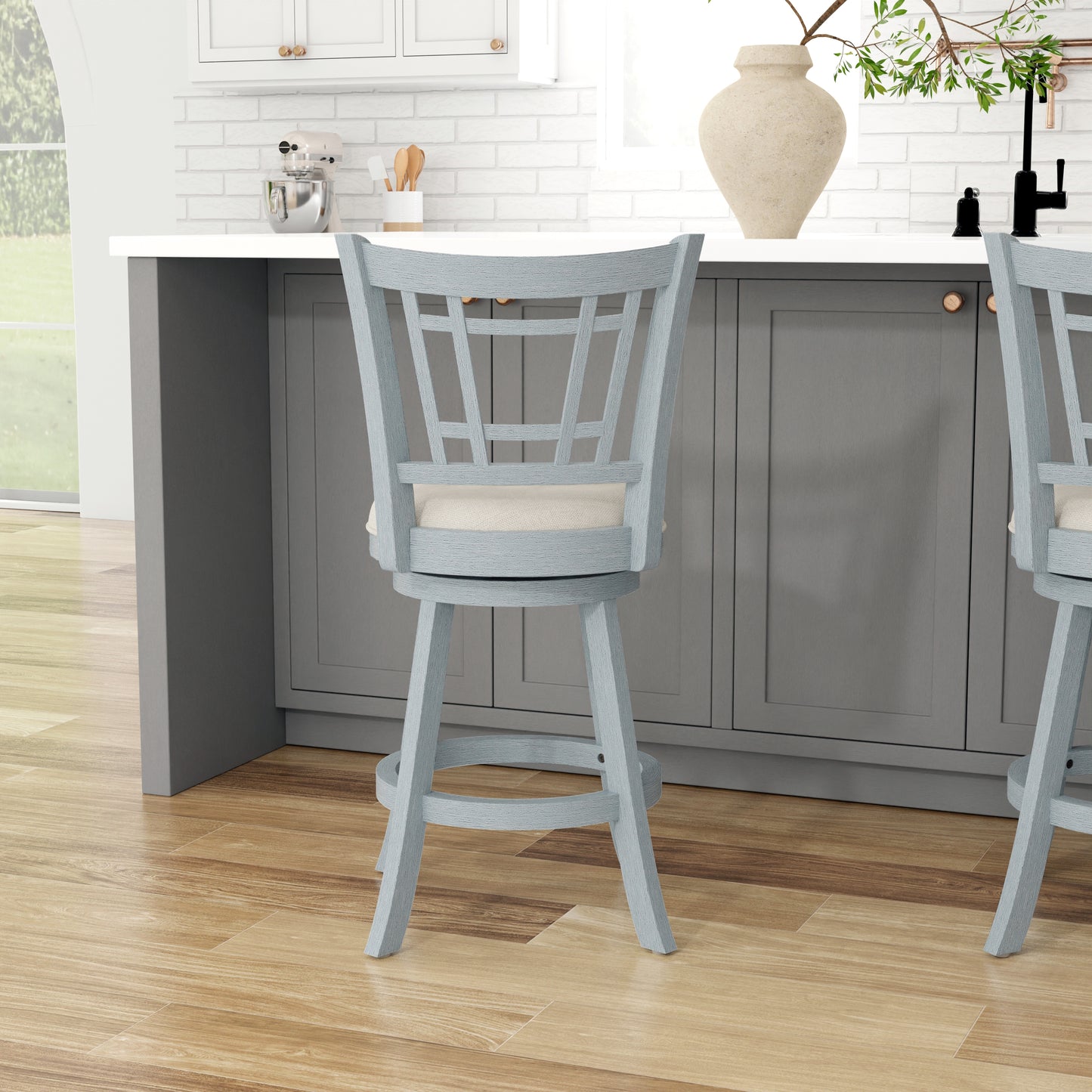 Glenway Wood Stool