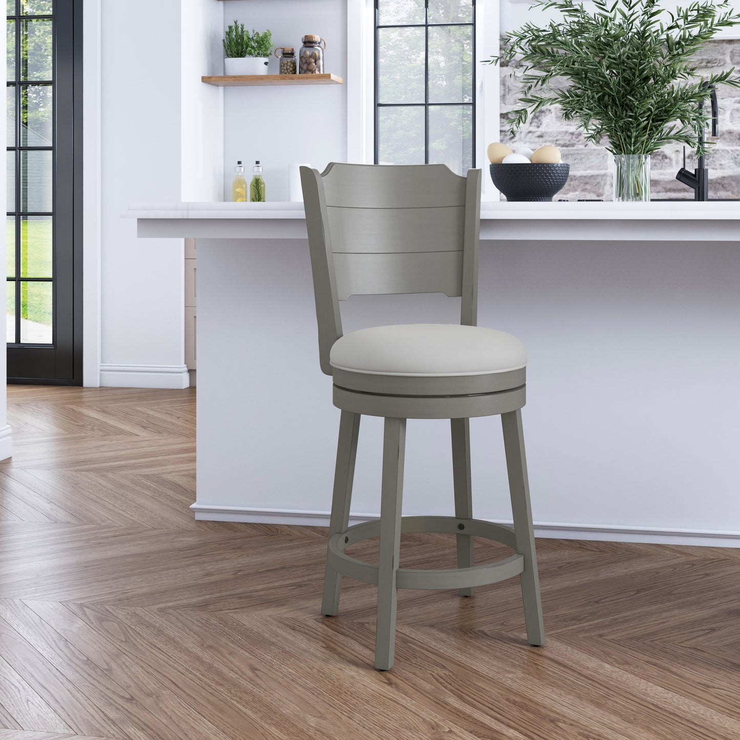 Clarion Wood Stool