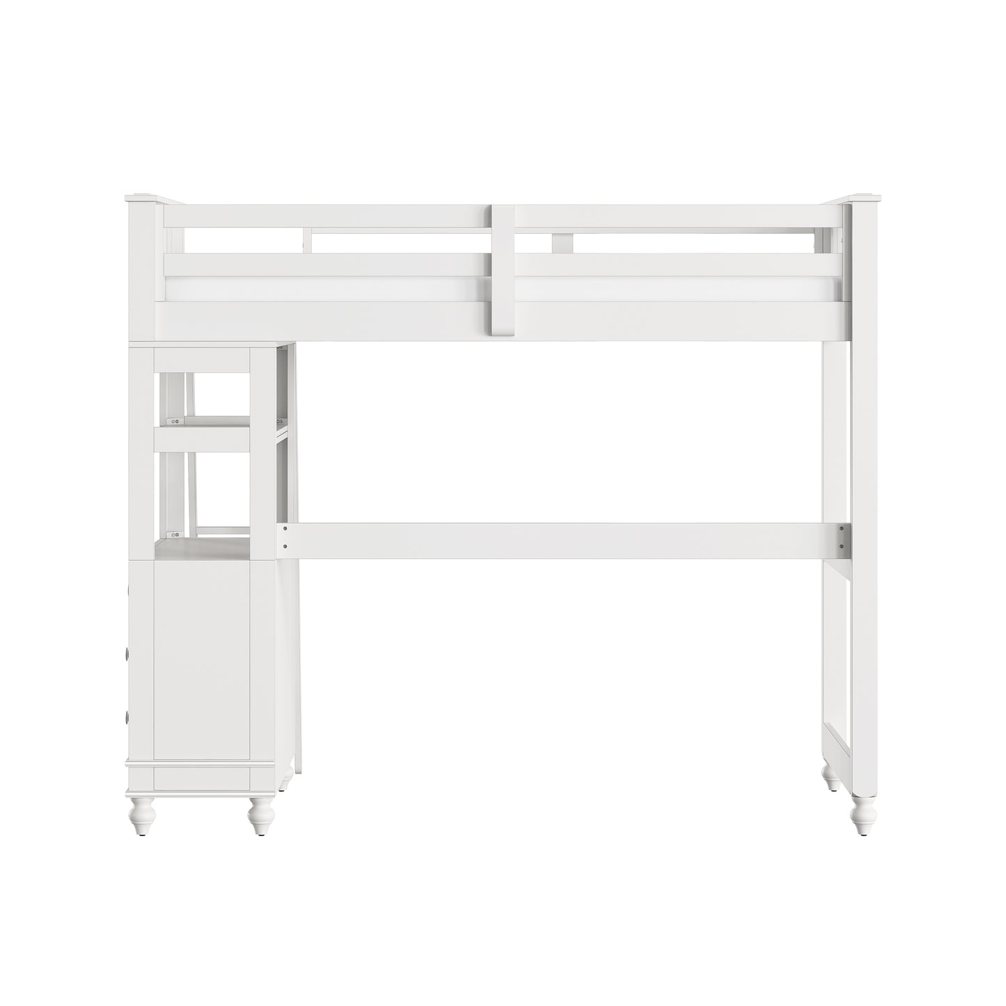 Lake House Wood Loft Bed