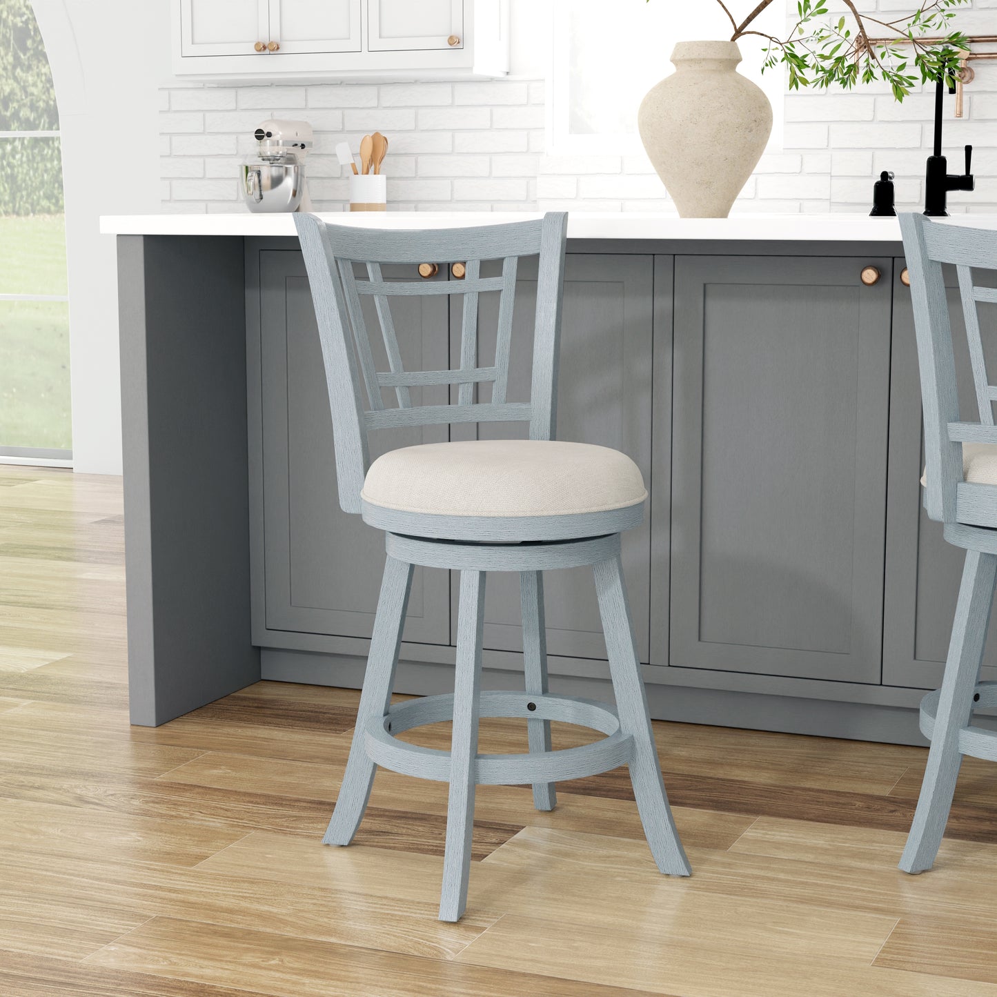 Glenway Wood Stool
