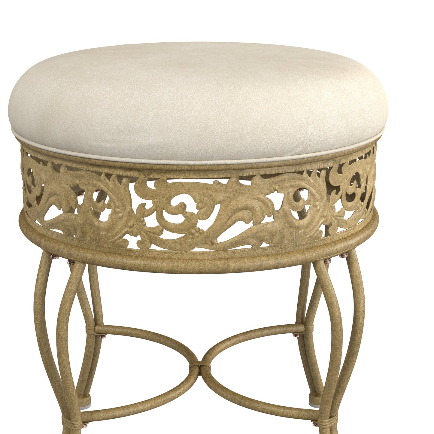 Villa III Metal Vanity Stool