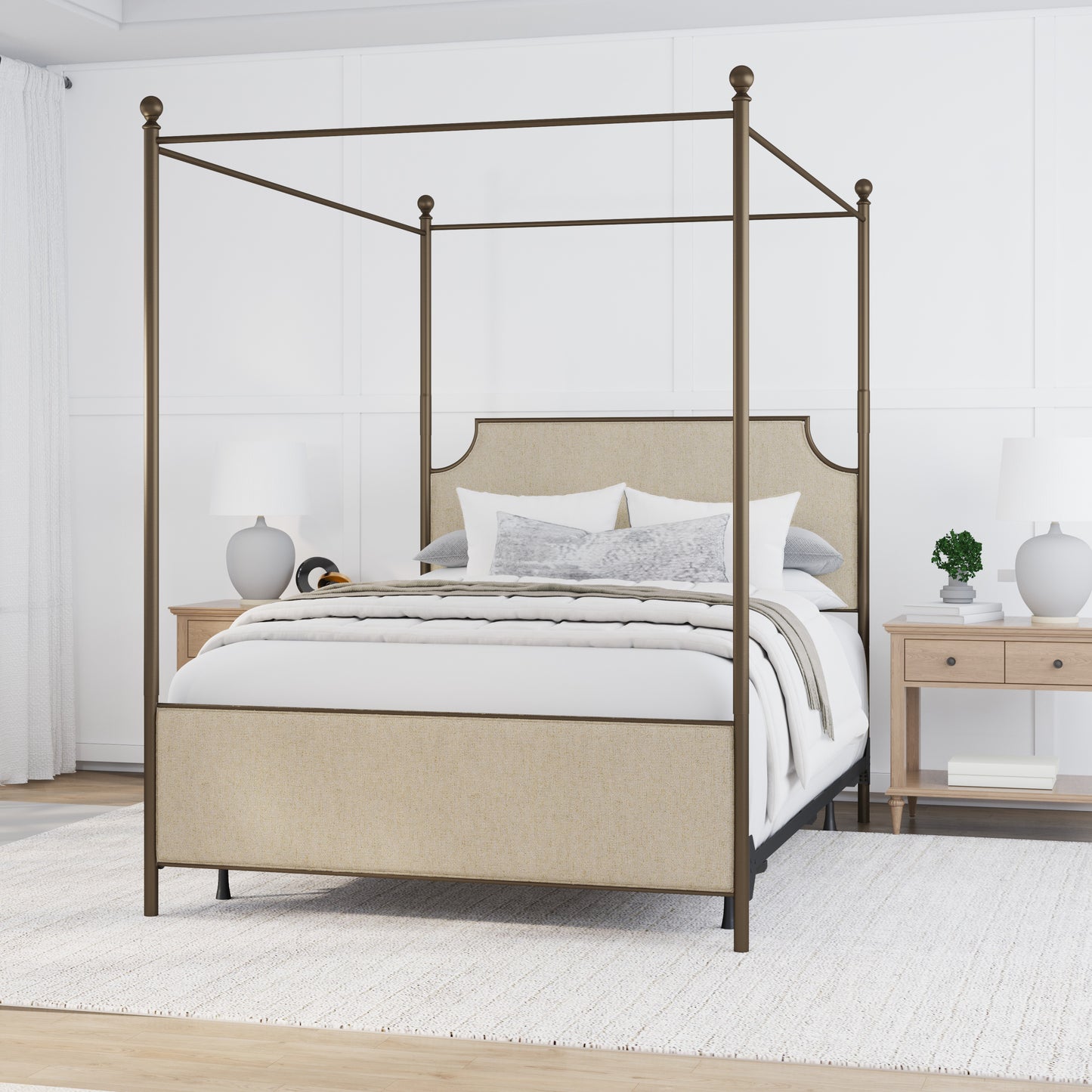 McArthur Metal Canopy Bed