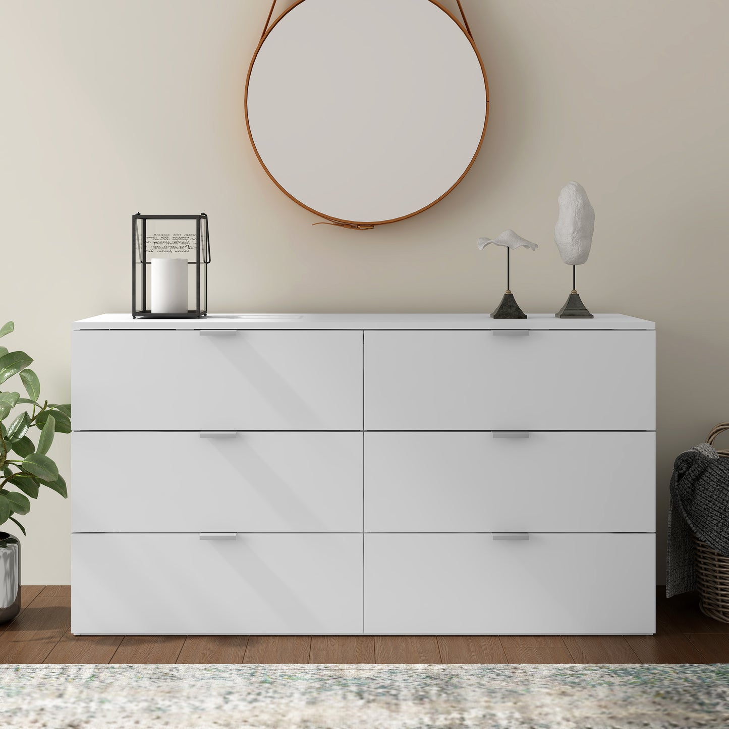 Delmar Wood 6 Drawer Dresser