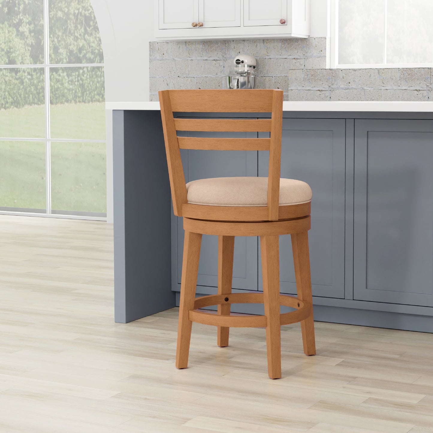 Lemon Grove Wood Stool