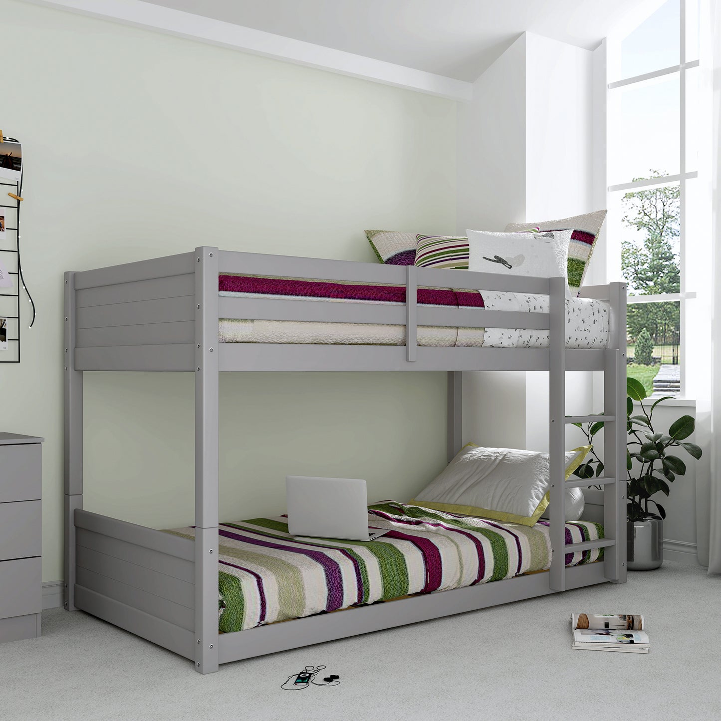 Capri Wood Floor Bunk Bed