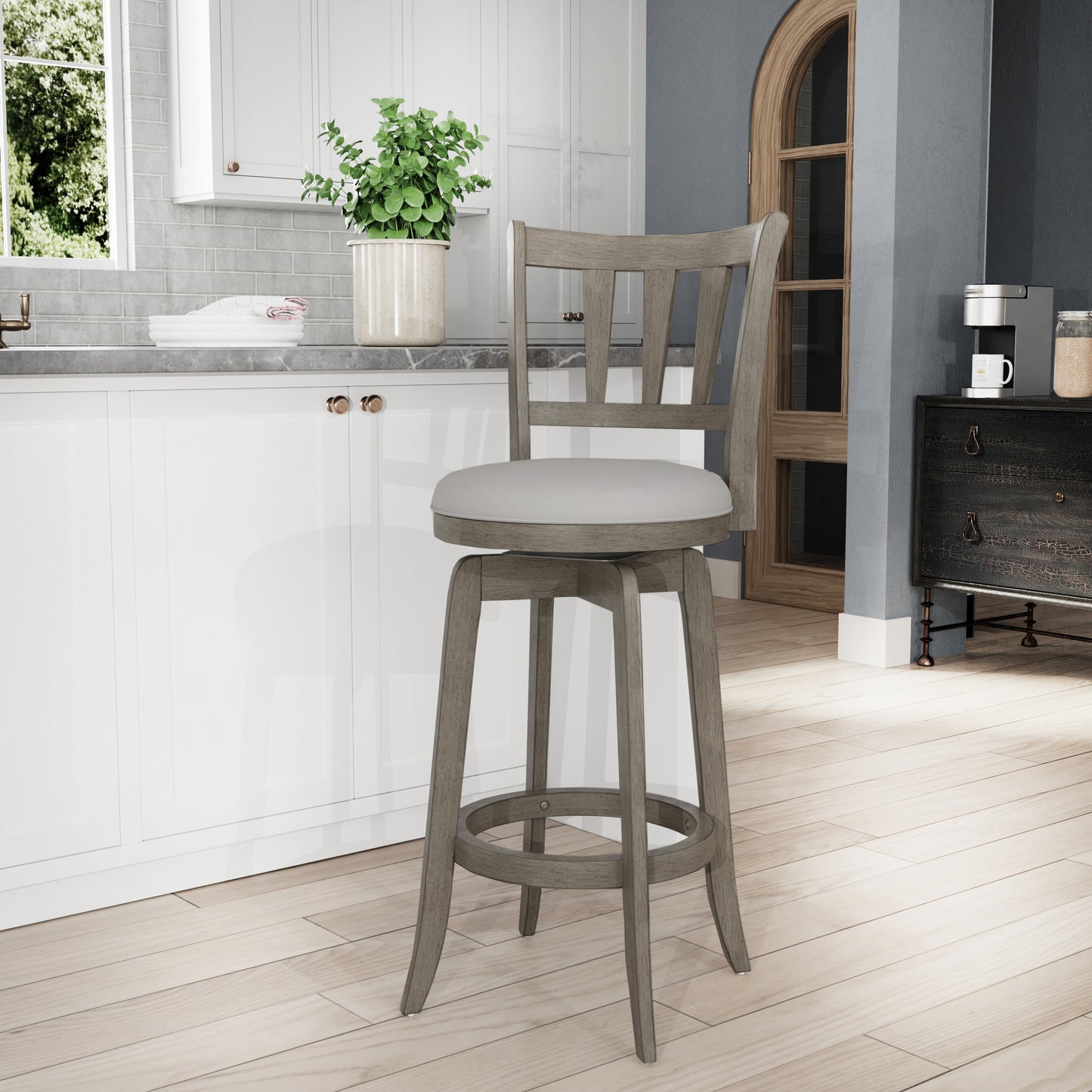 Presque Isle Wood Stool