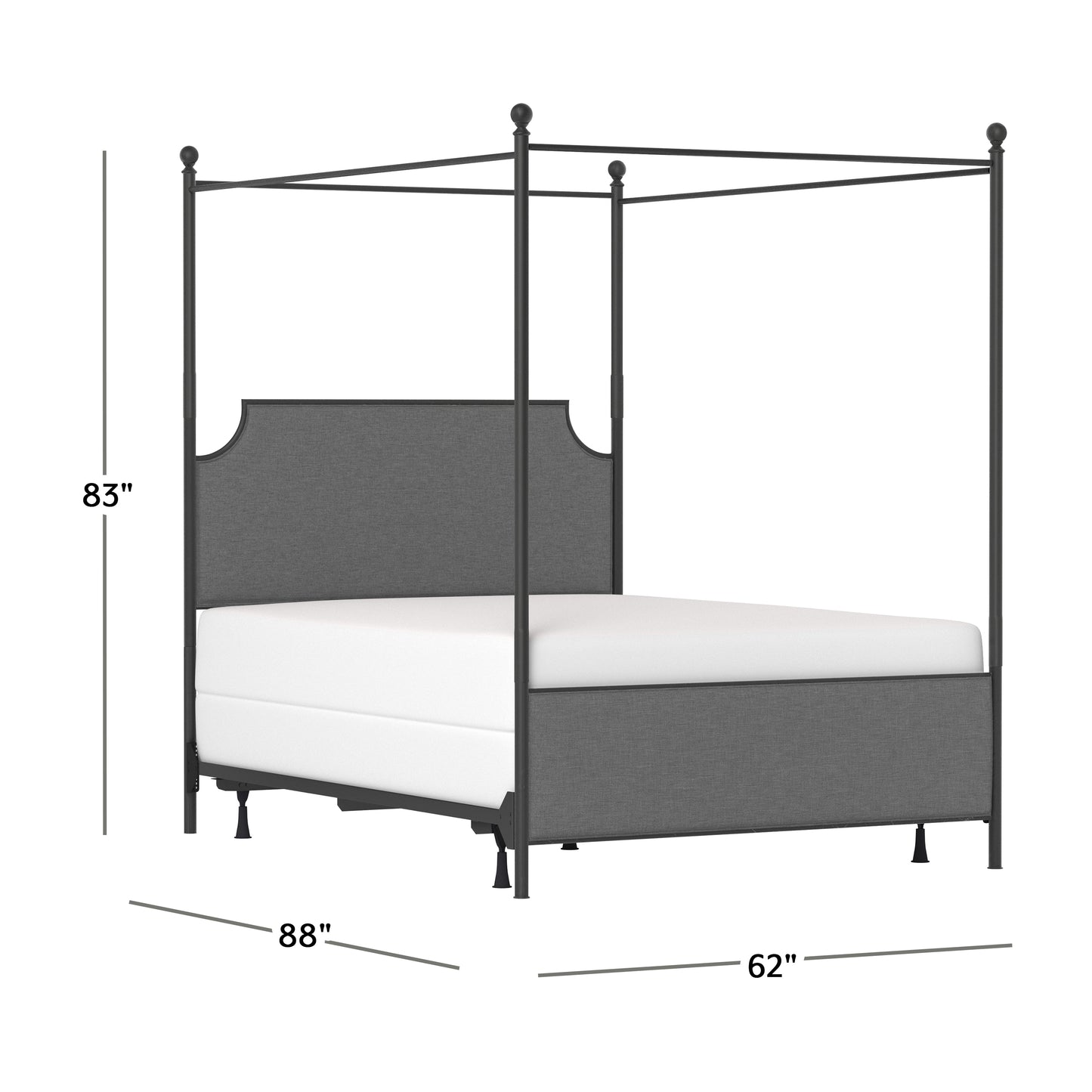 McArthur Metal Canopy Bed