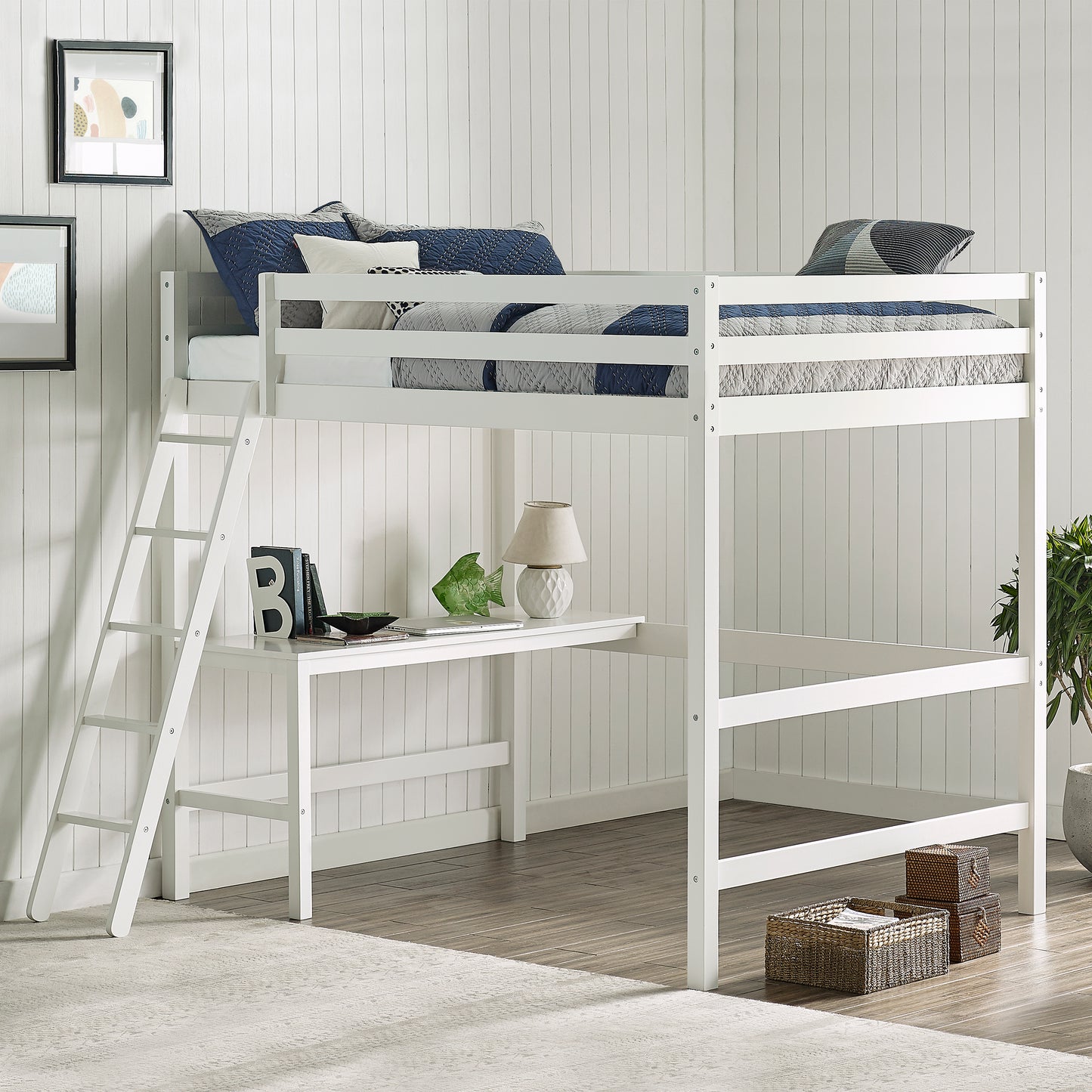 Caspian Wood Loft Bed