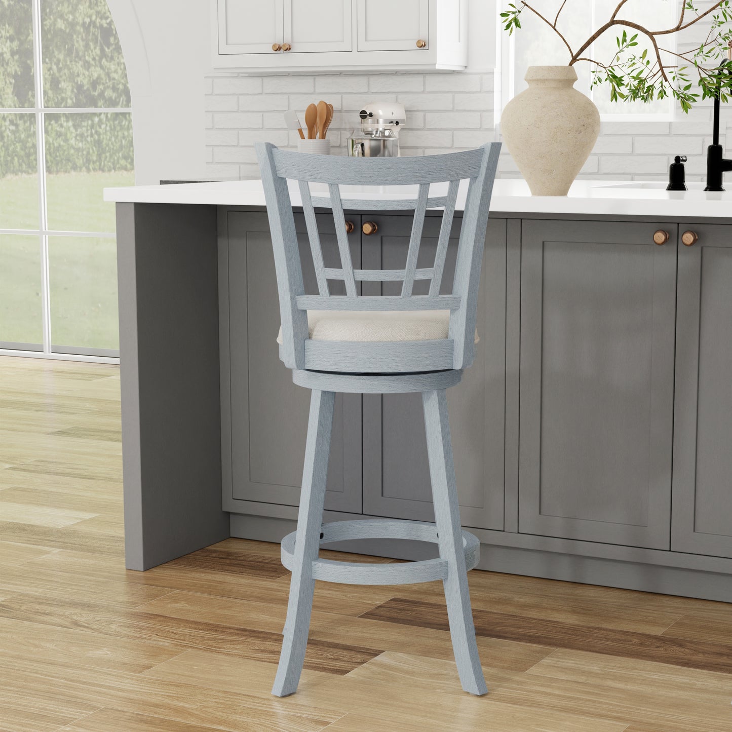 Glenway Wood Stool