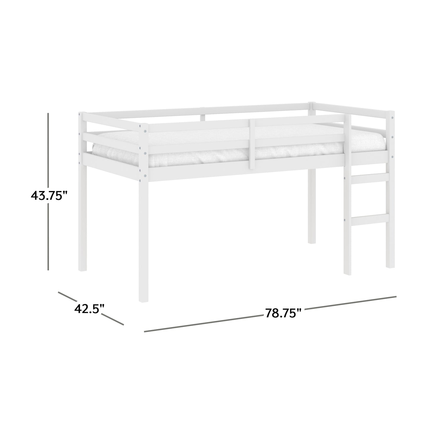 Campbell Wood Junior Loft Bed
