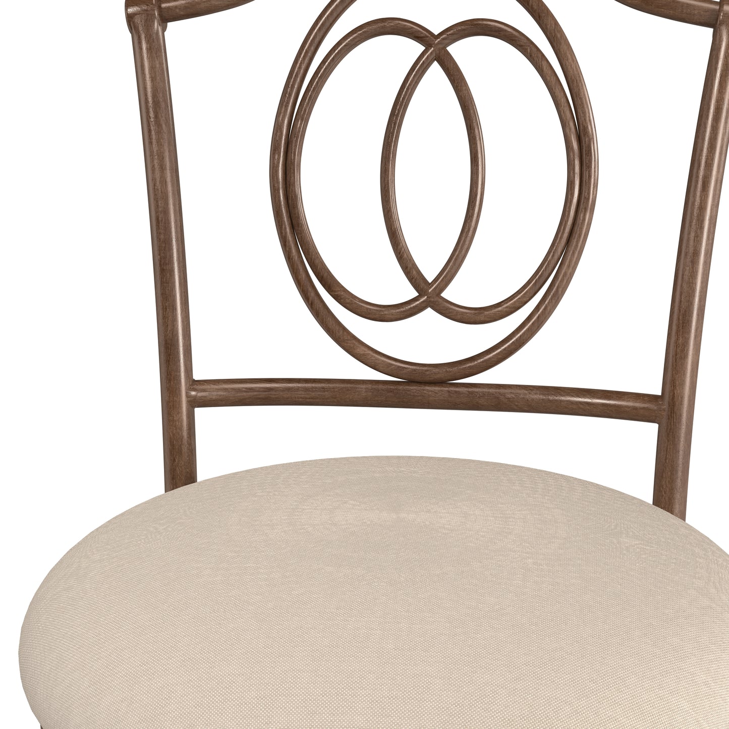 Emerson Metal Vanity Stool
