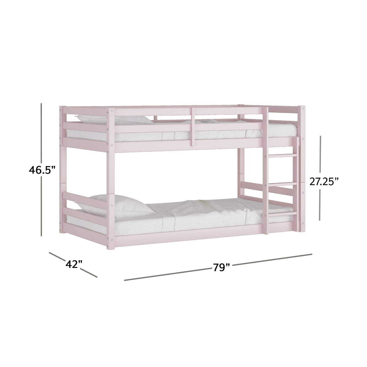Campbell Wood Floor Bunk Bed