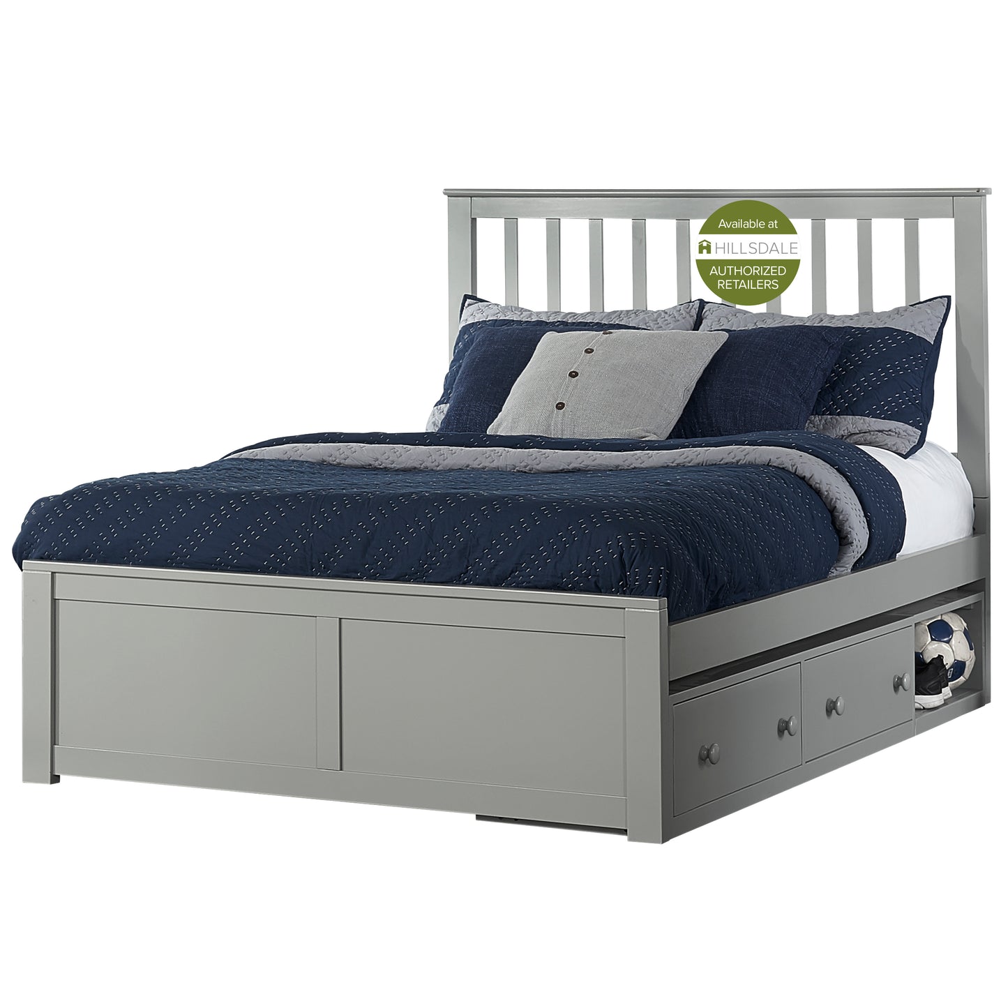 Marley Wood Captain's Bed with Storage