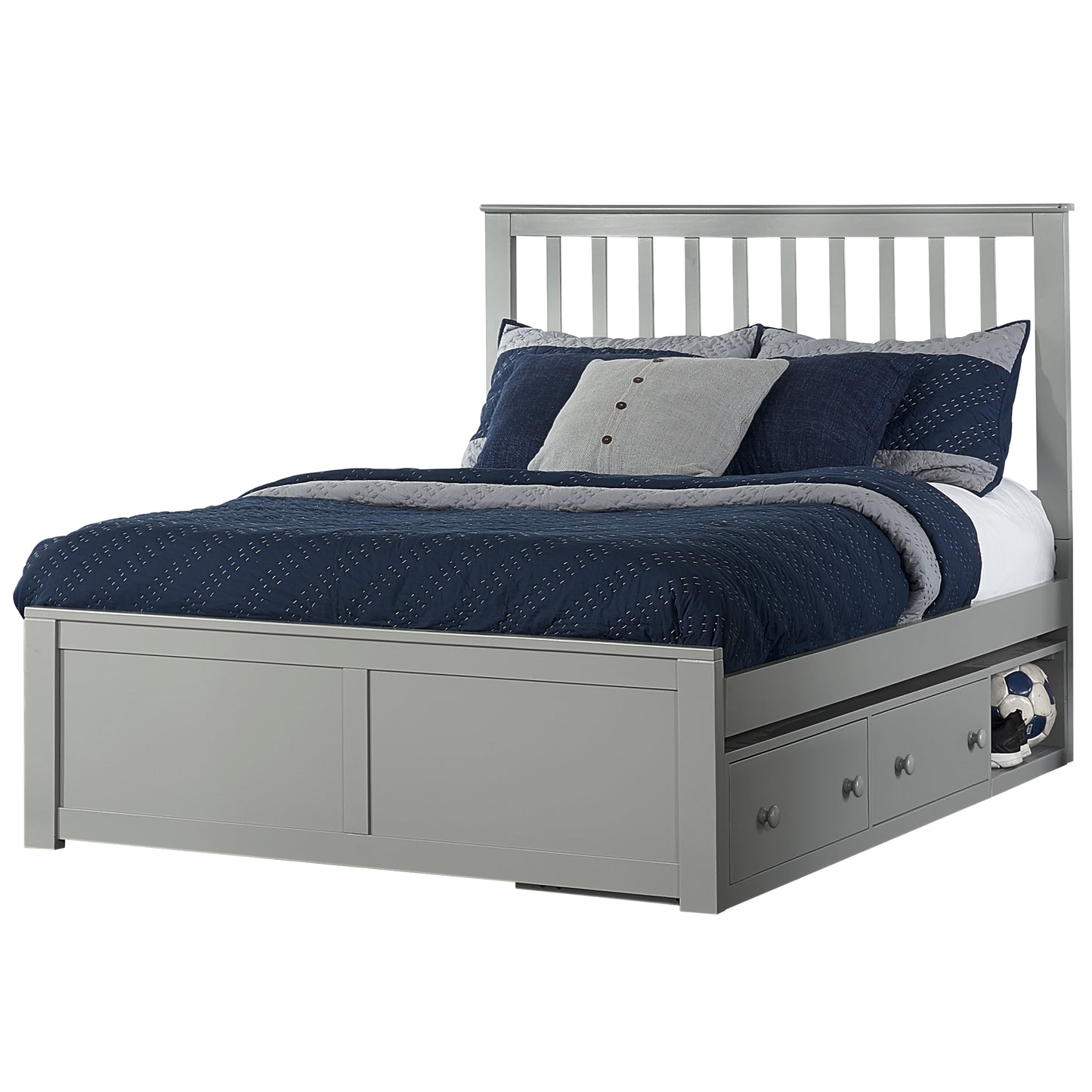 Marley Wood Captain's Bed with Storage