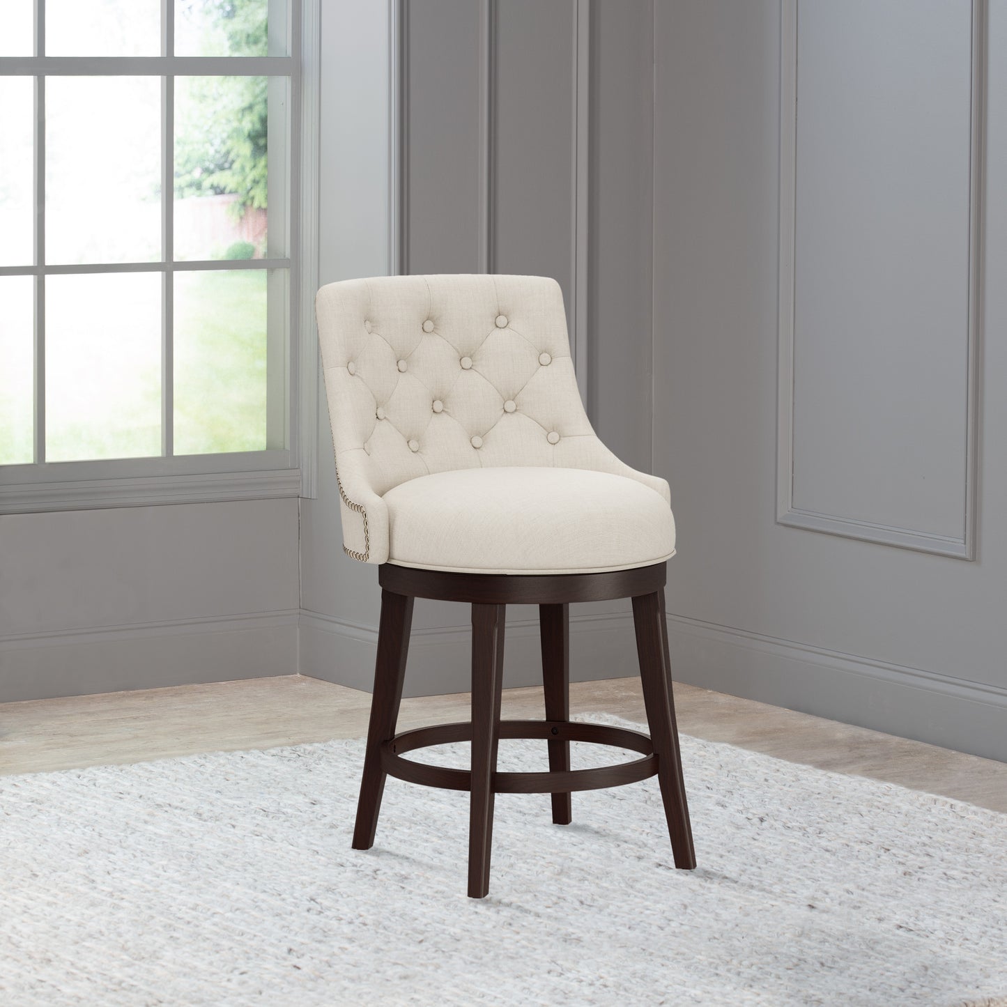 Halbrooke Wood Stool