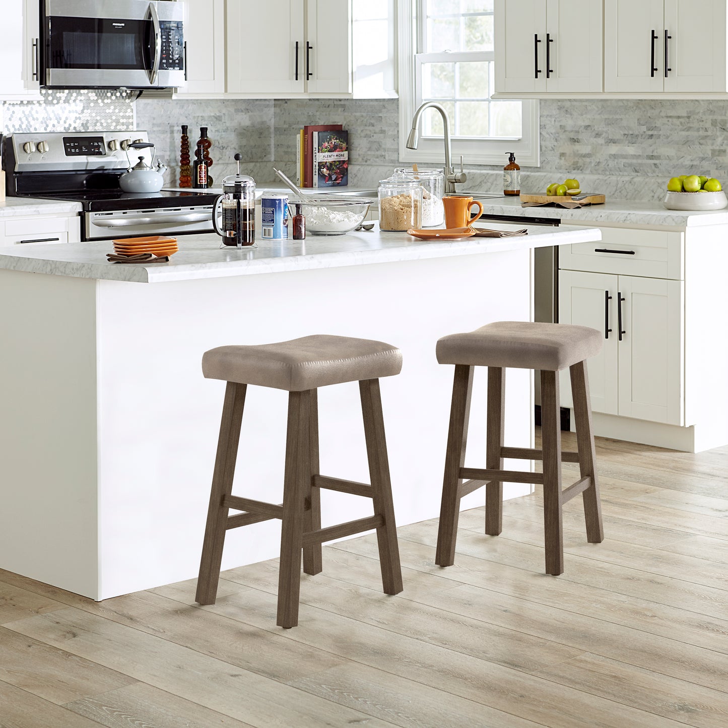 Saddle Wood Stool