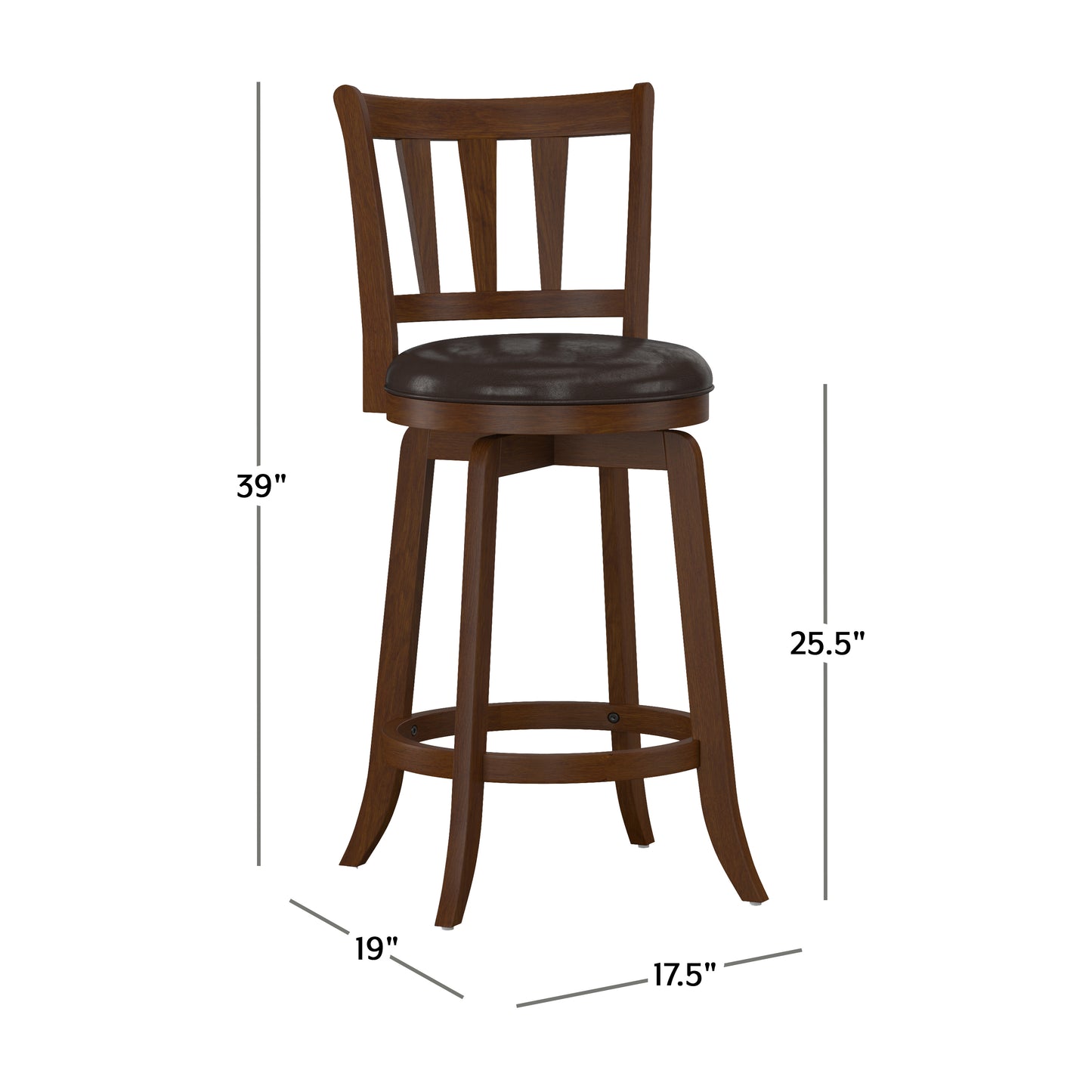 Presque Isle Wood Stool