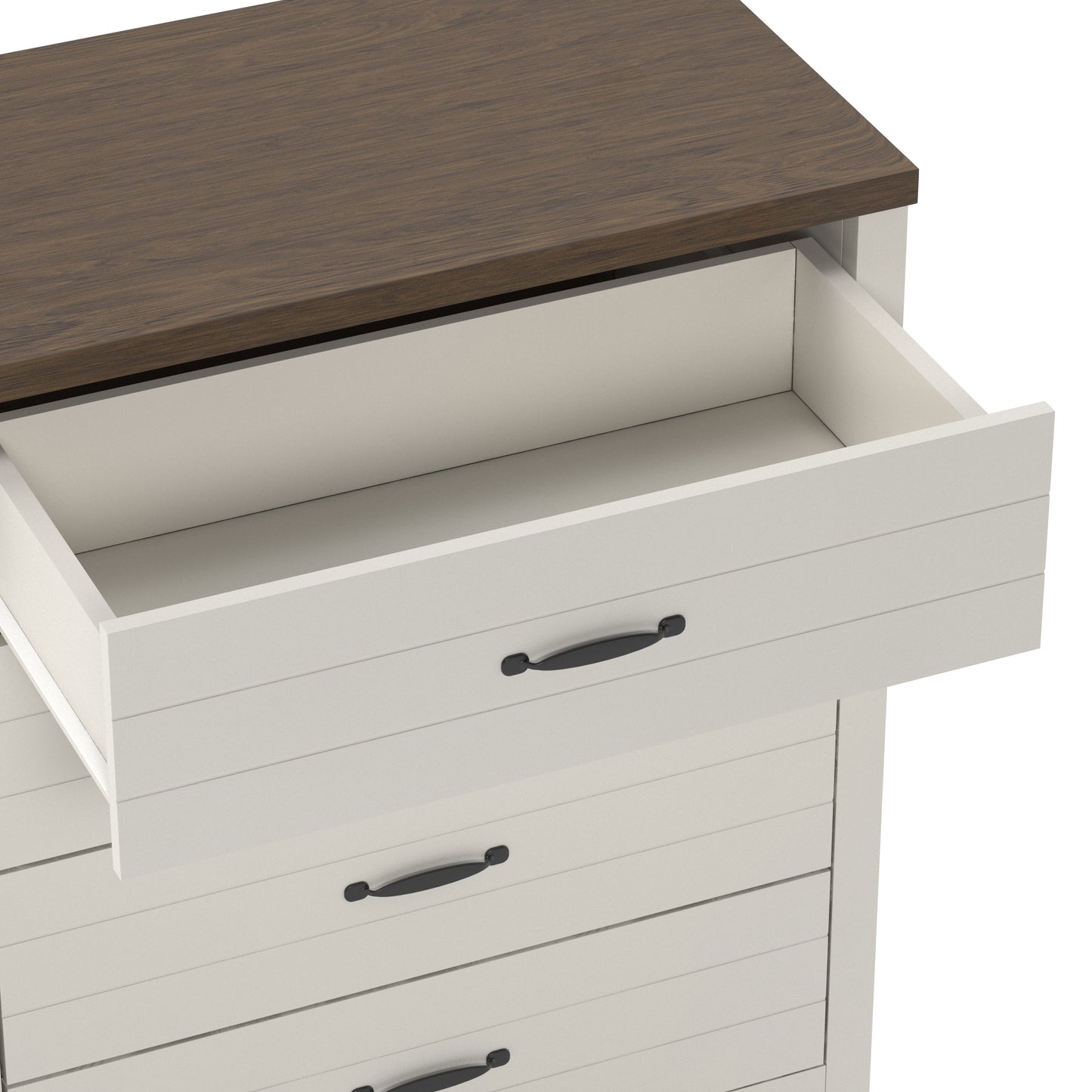 Lancaster Wood 4 Drawer Dresser