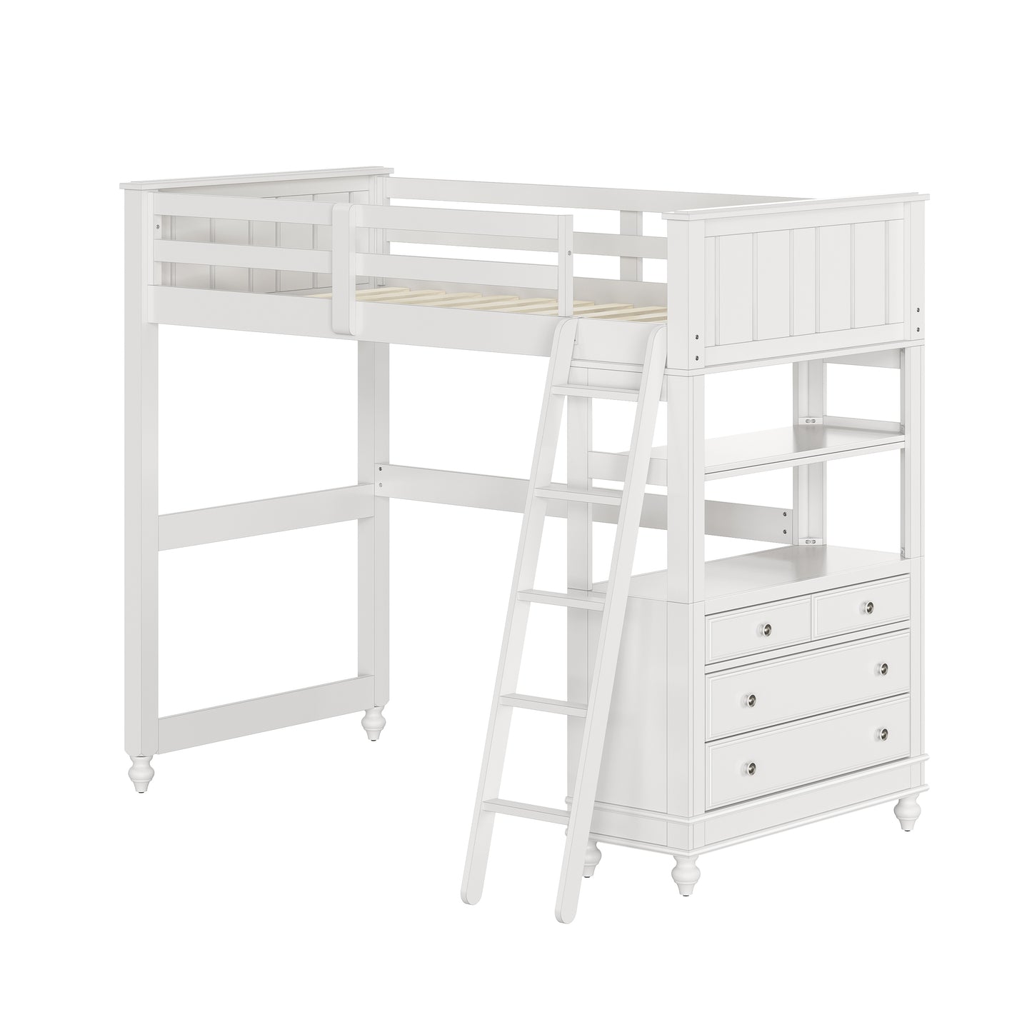 Lake House Wood Loft Bed