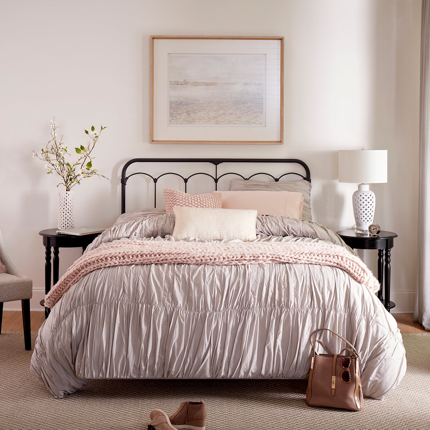 Jocelyn Metal Headboard