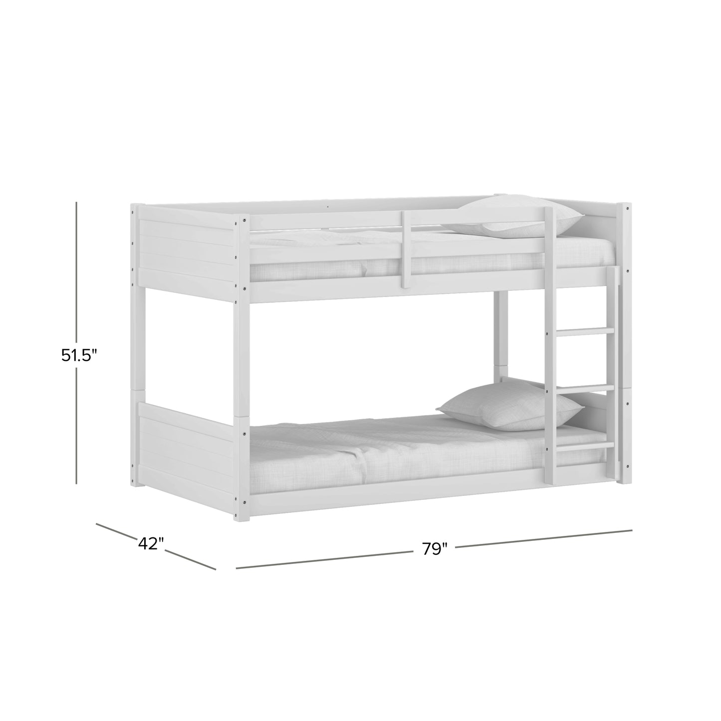 Capri Wood Floor Bunk Bed