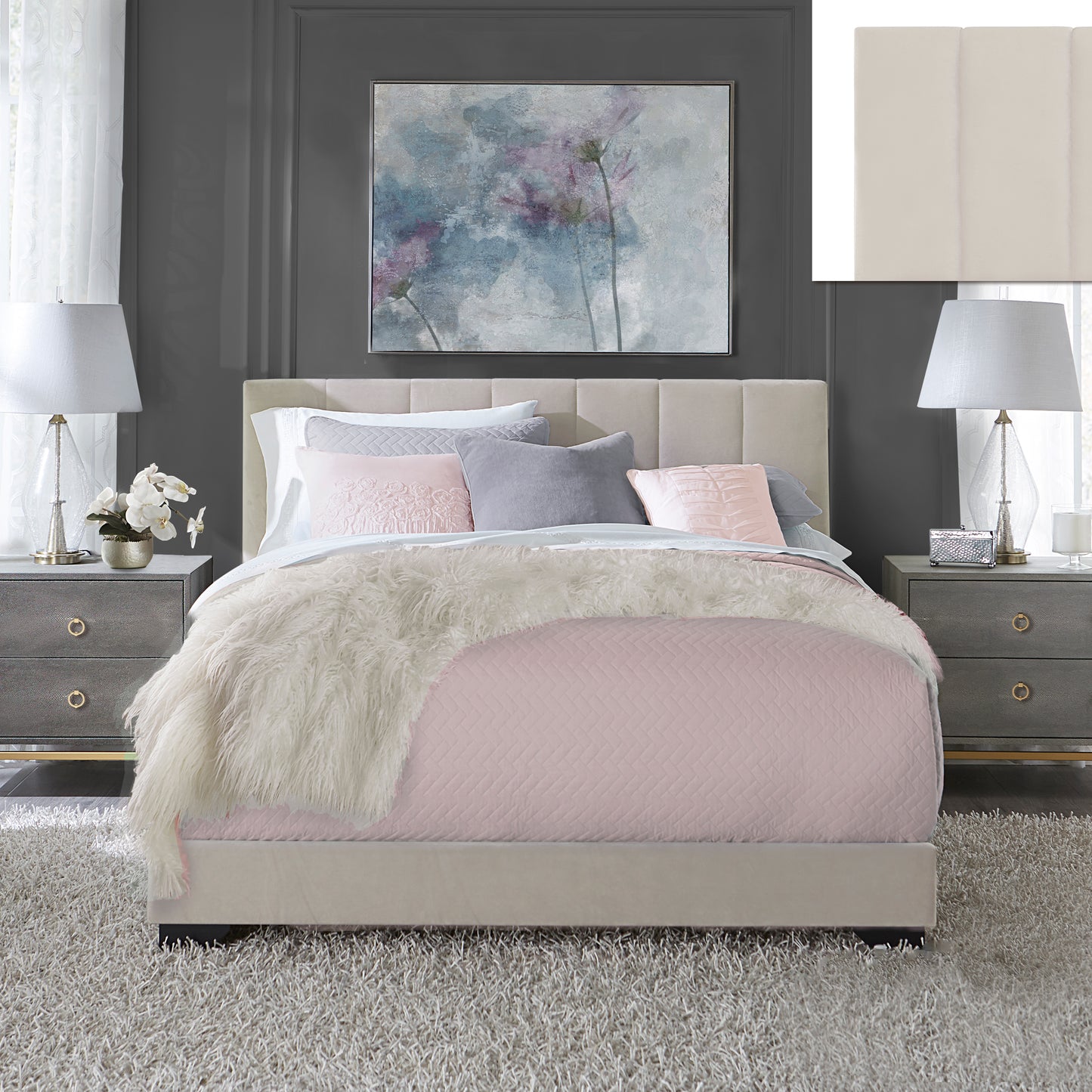 Everlee Upholstered Bed