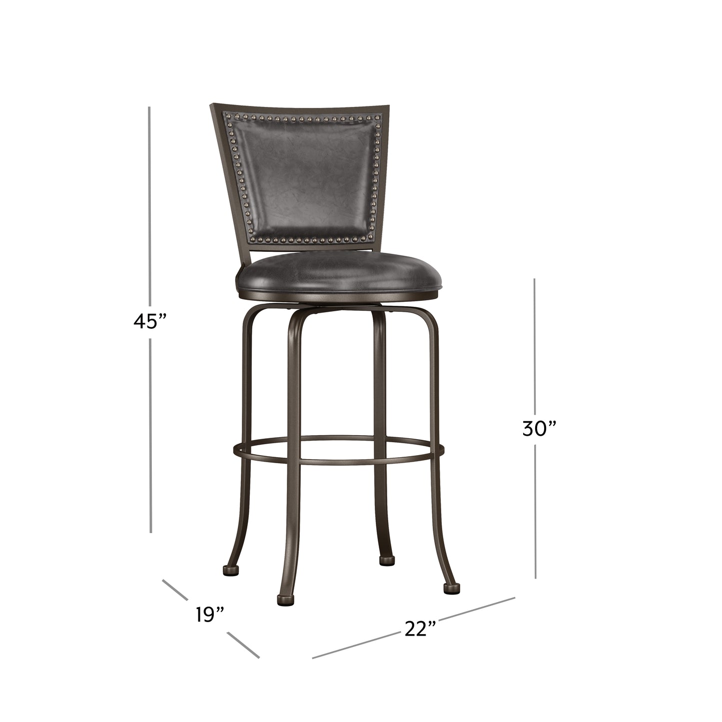 Belle Grove Metal Stool
