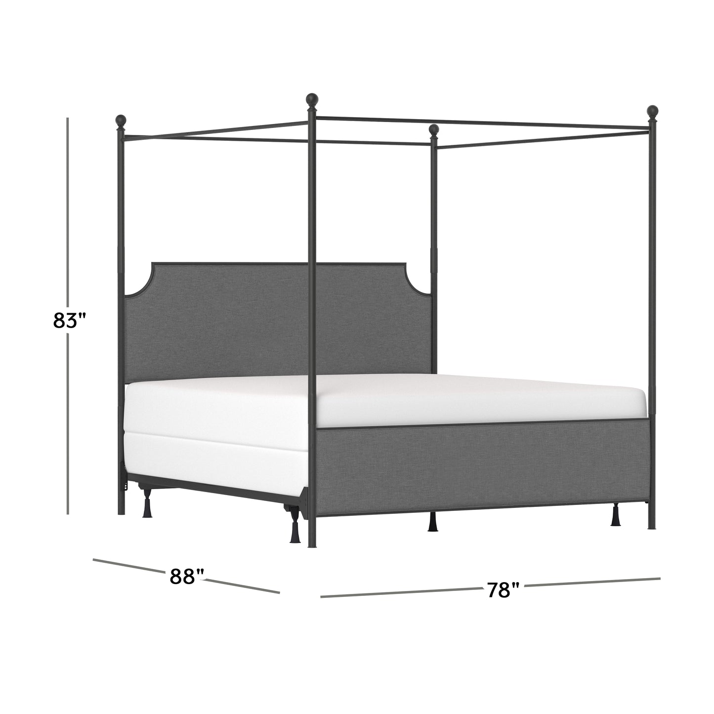 McArthur Metal Canopy Bed