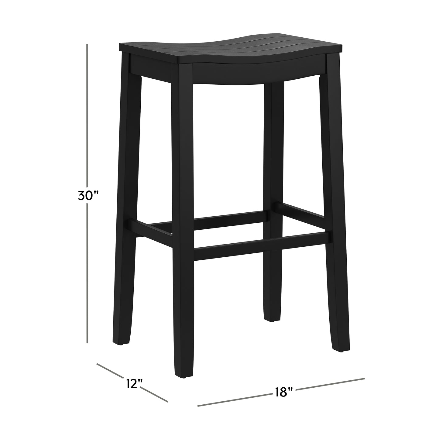 Fiddler Wood Stool