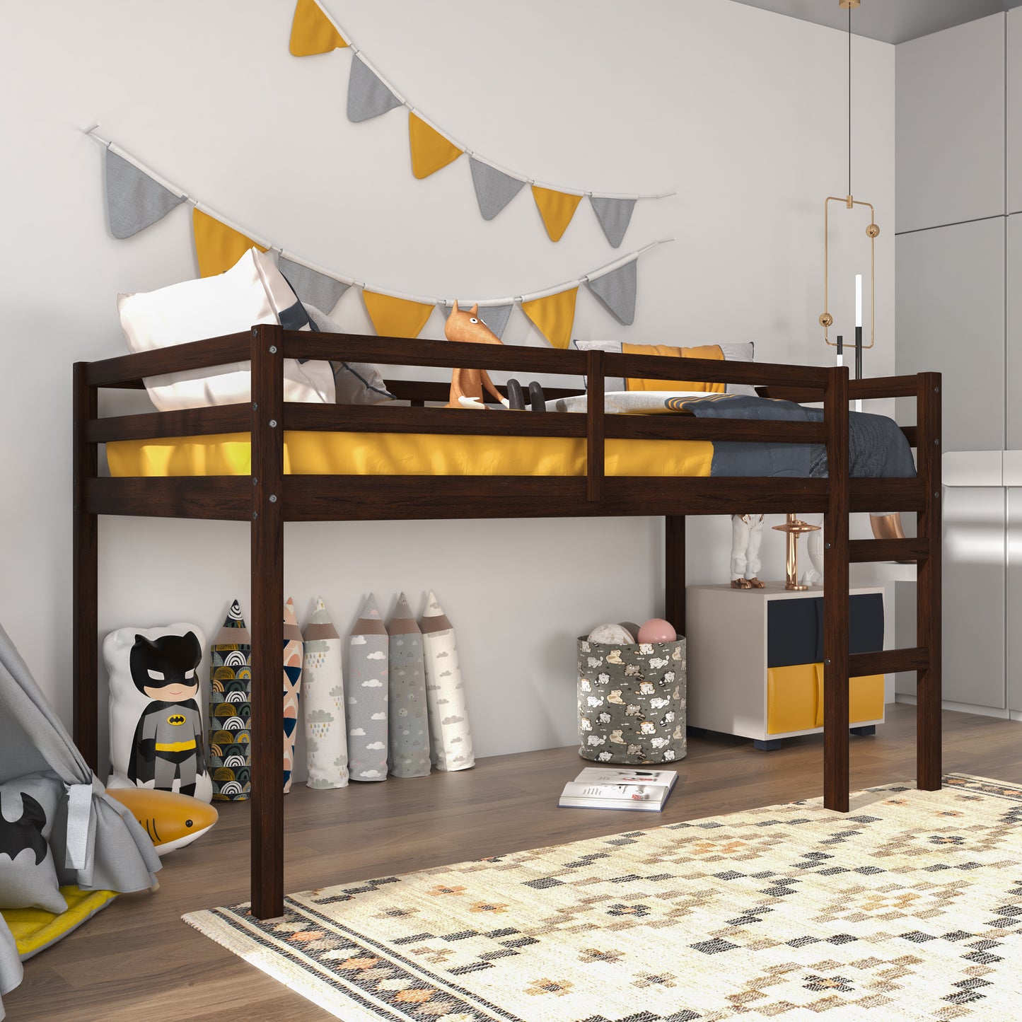 Campbell Wood Junior Loft Bed