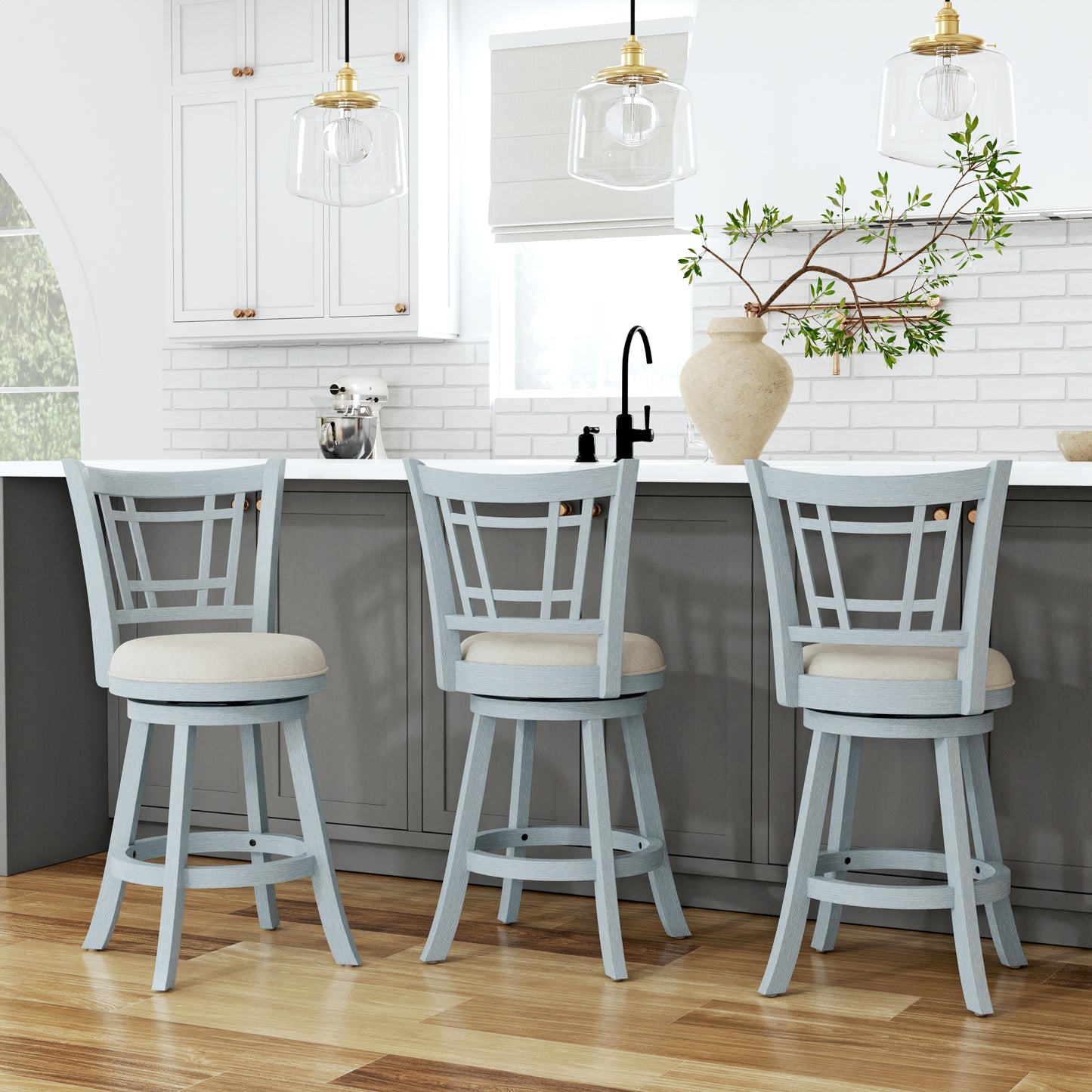 Glenway Wood Stool