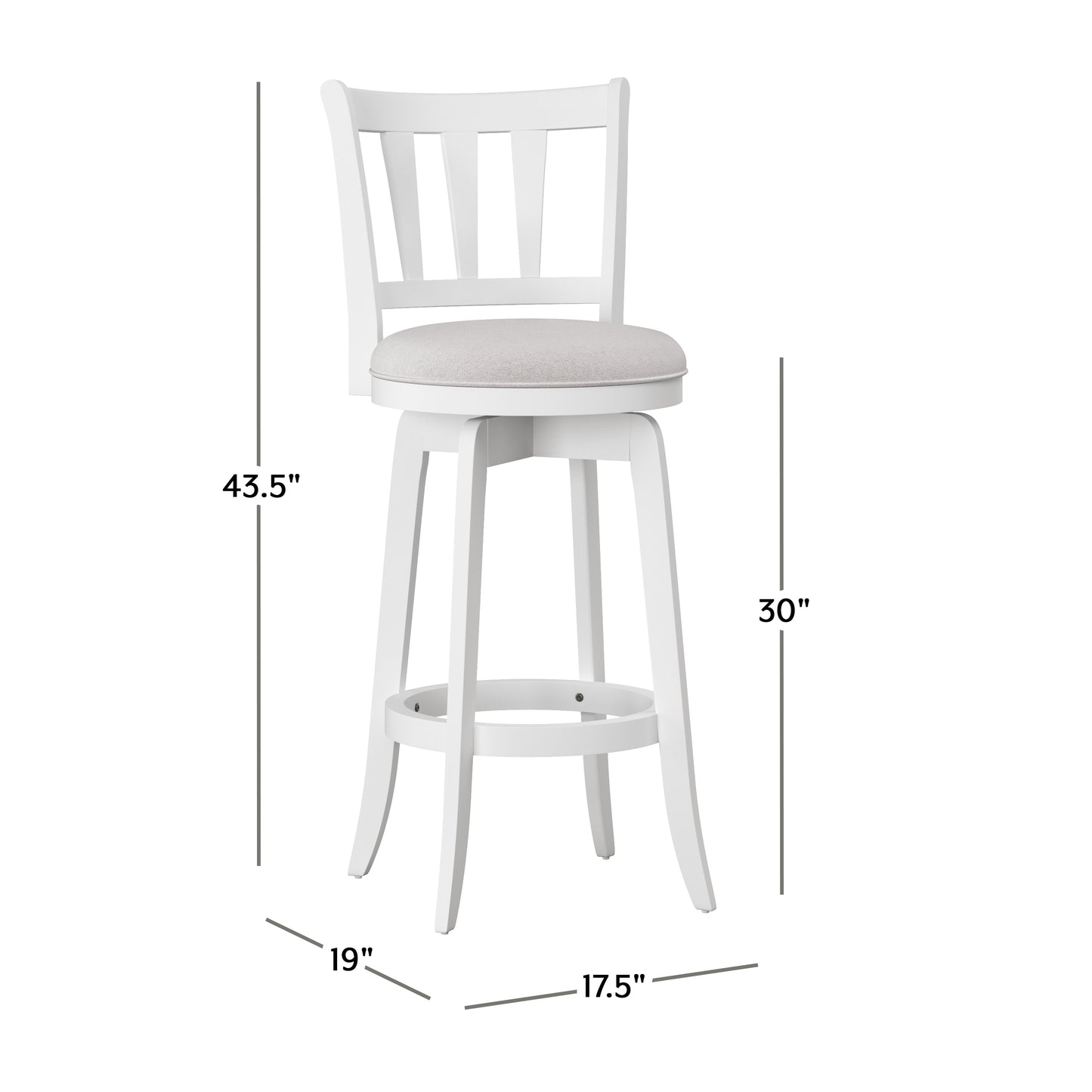 Presque Isle Wood Stool
