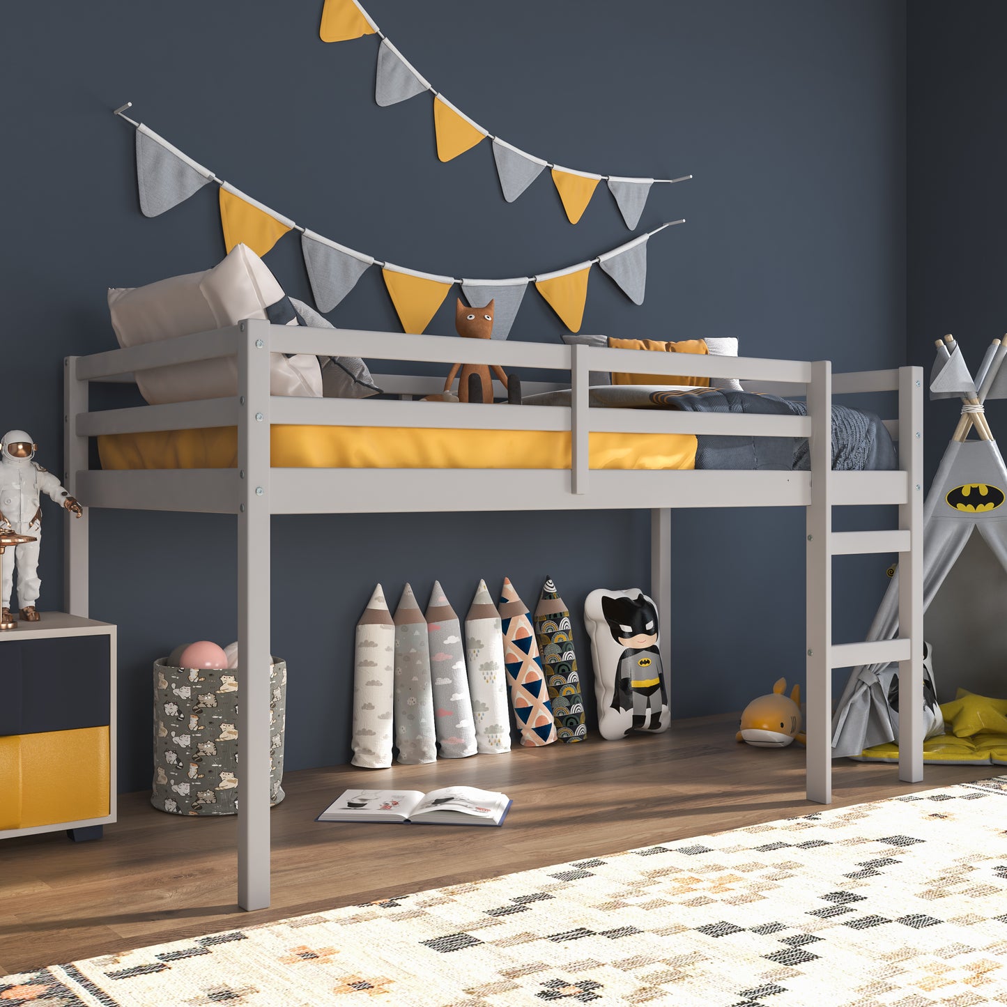 Campbell Wood Junior Loft Bed