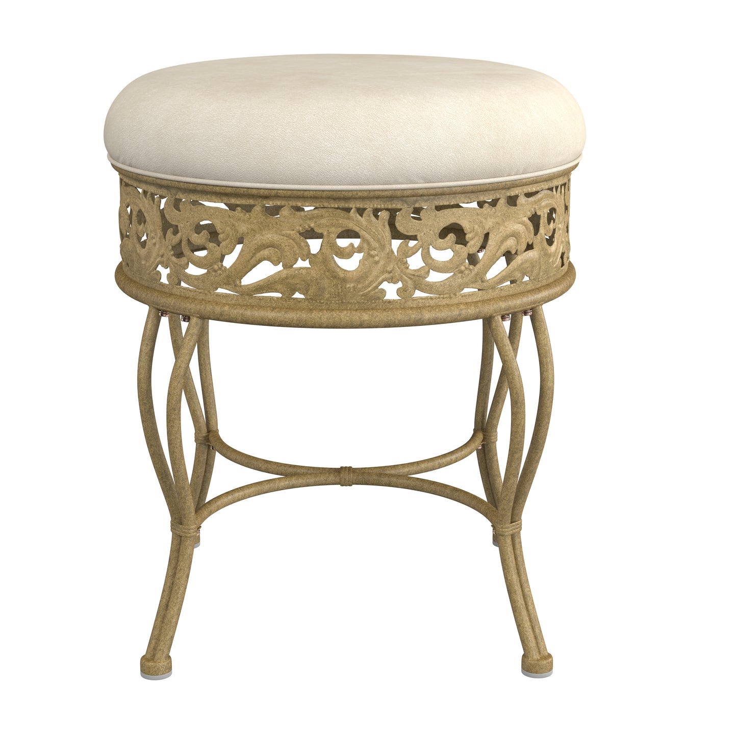 Villa III Metal Vanity Stool