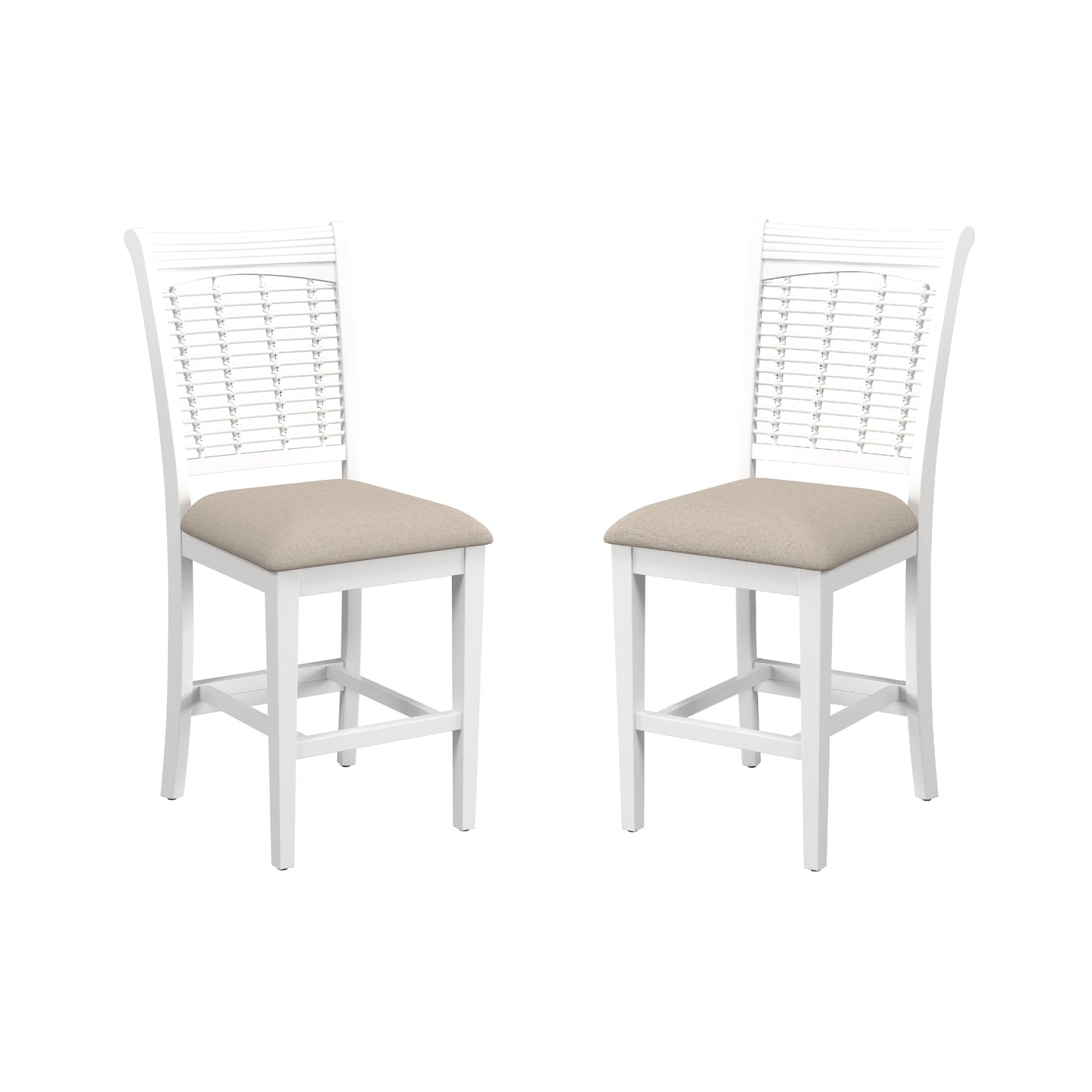 Bayberry Wood Stool, Set of 2