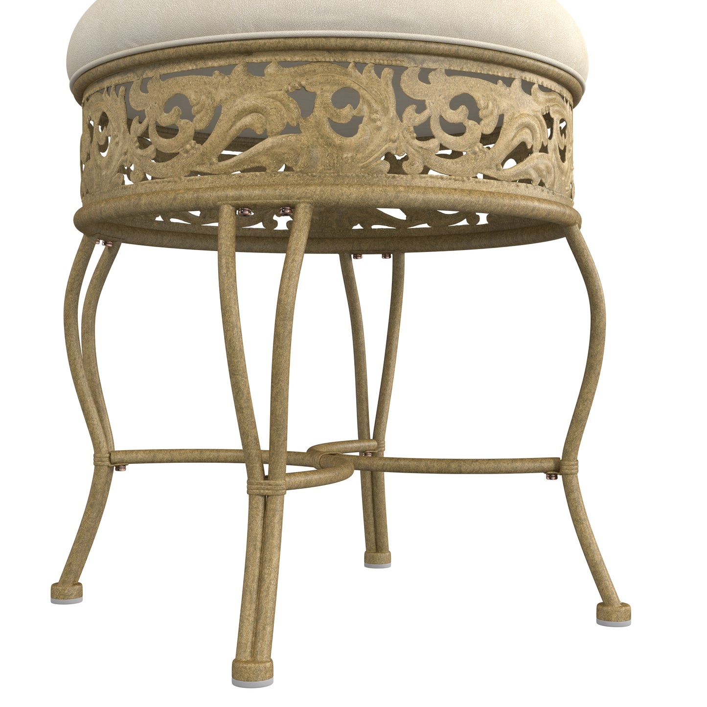 Villa III Metal Vanity Stool