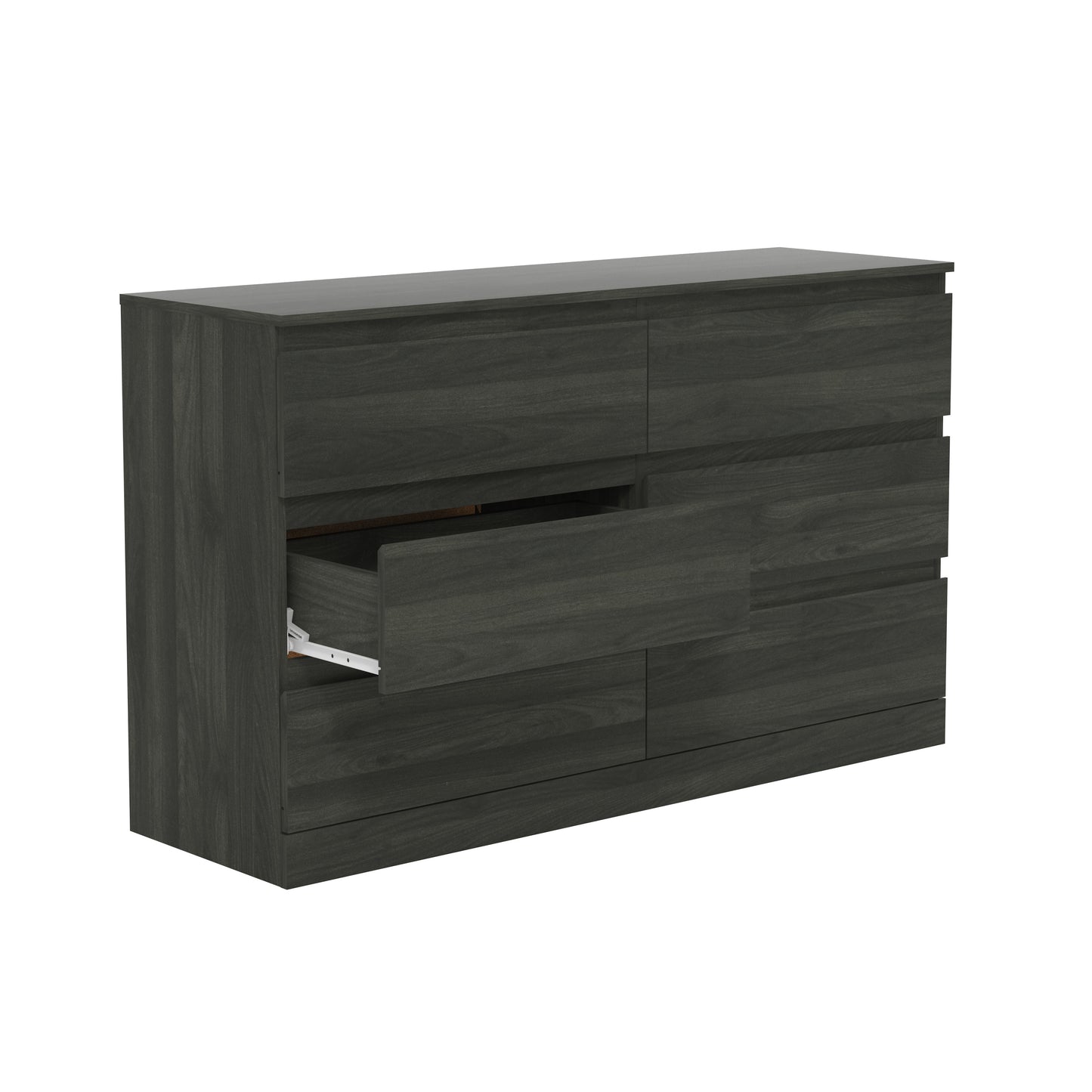 Brindle Wood 6 Drawer Dresser