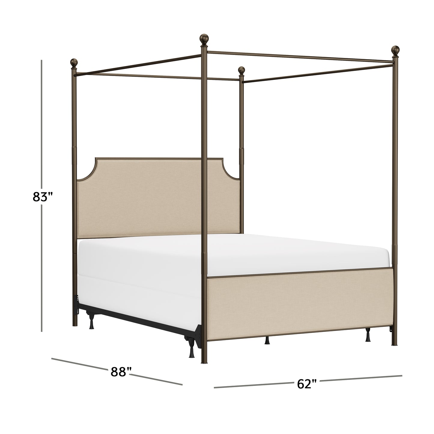 McArthur Metal Canopy Bed