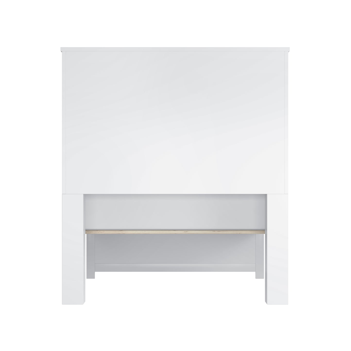 Caspian Wood Bookcase Bed